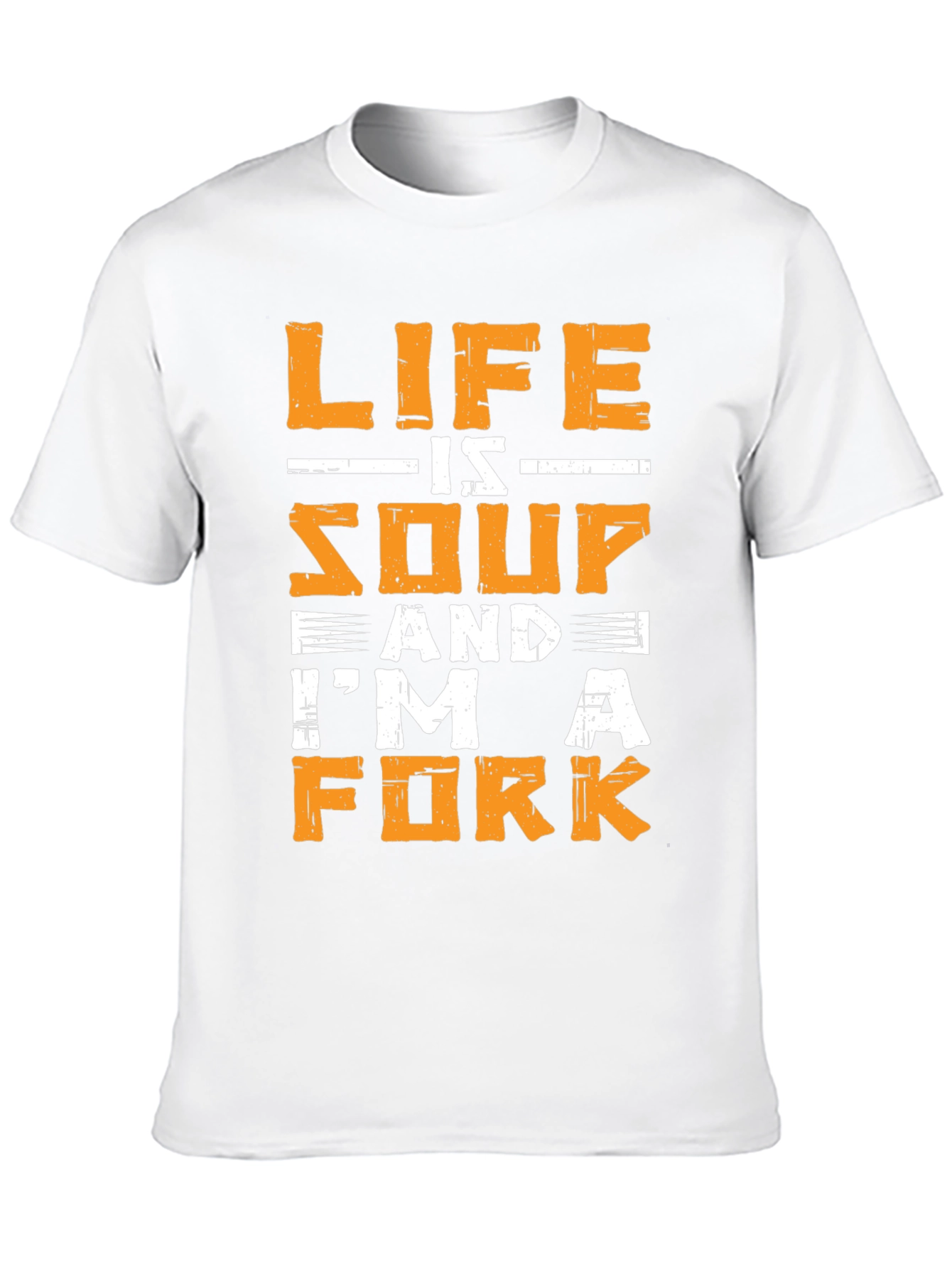 Black Life is Soup I'm a Fork Graphic T-Shirt view 10