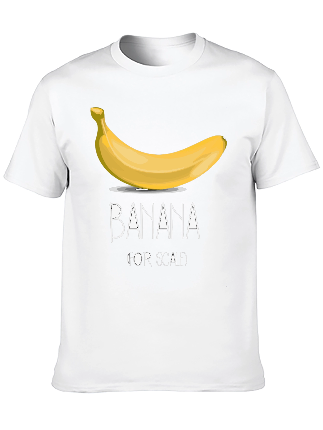 Black Banana For Scale Men's Graphic T-Shirt view 10