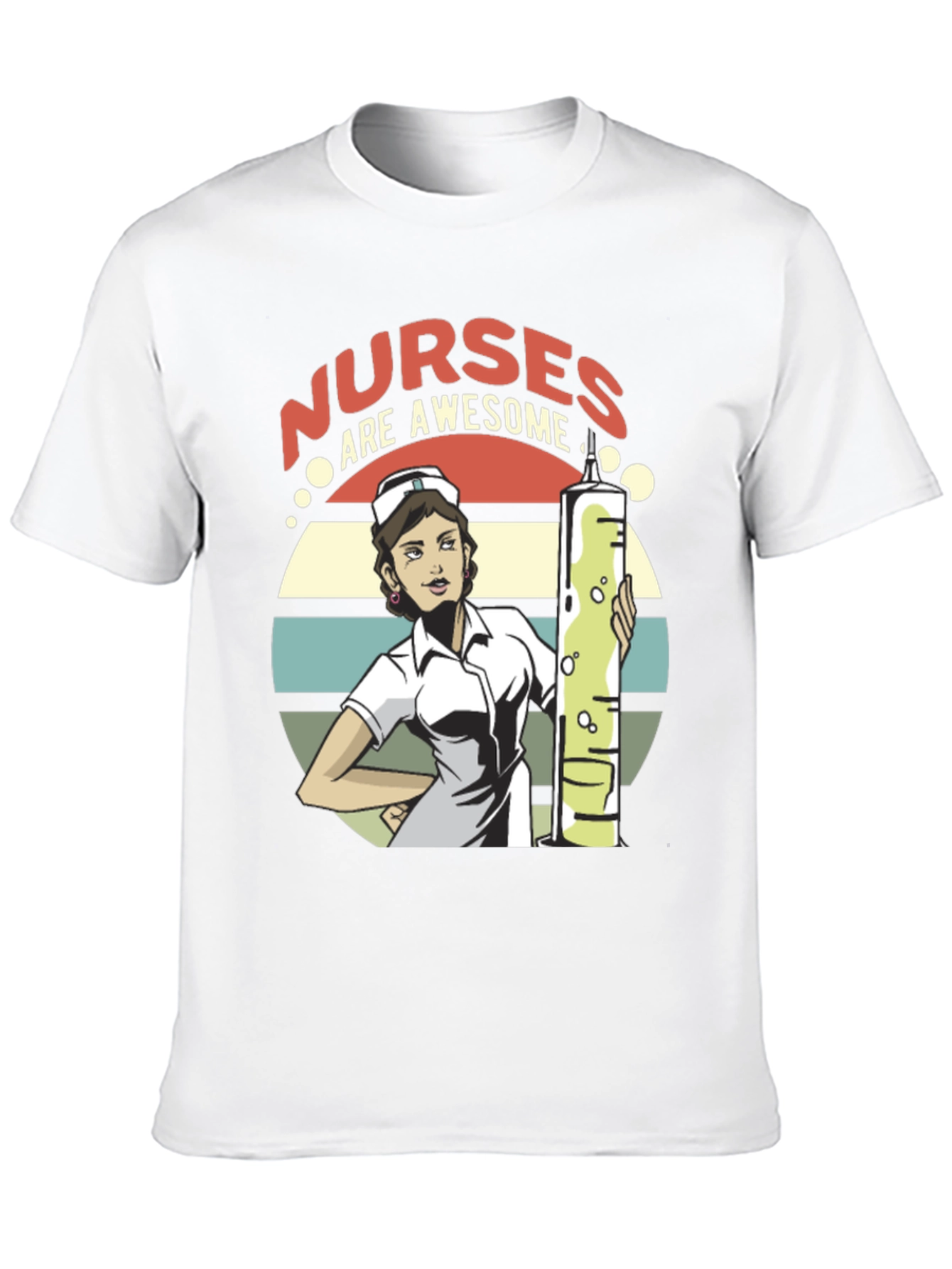 Black Nurses Are Awesome T-Shirt - Medical Hero Appreciation Tee view 10