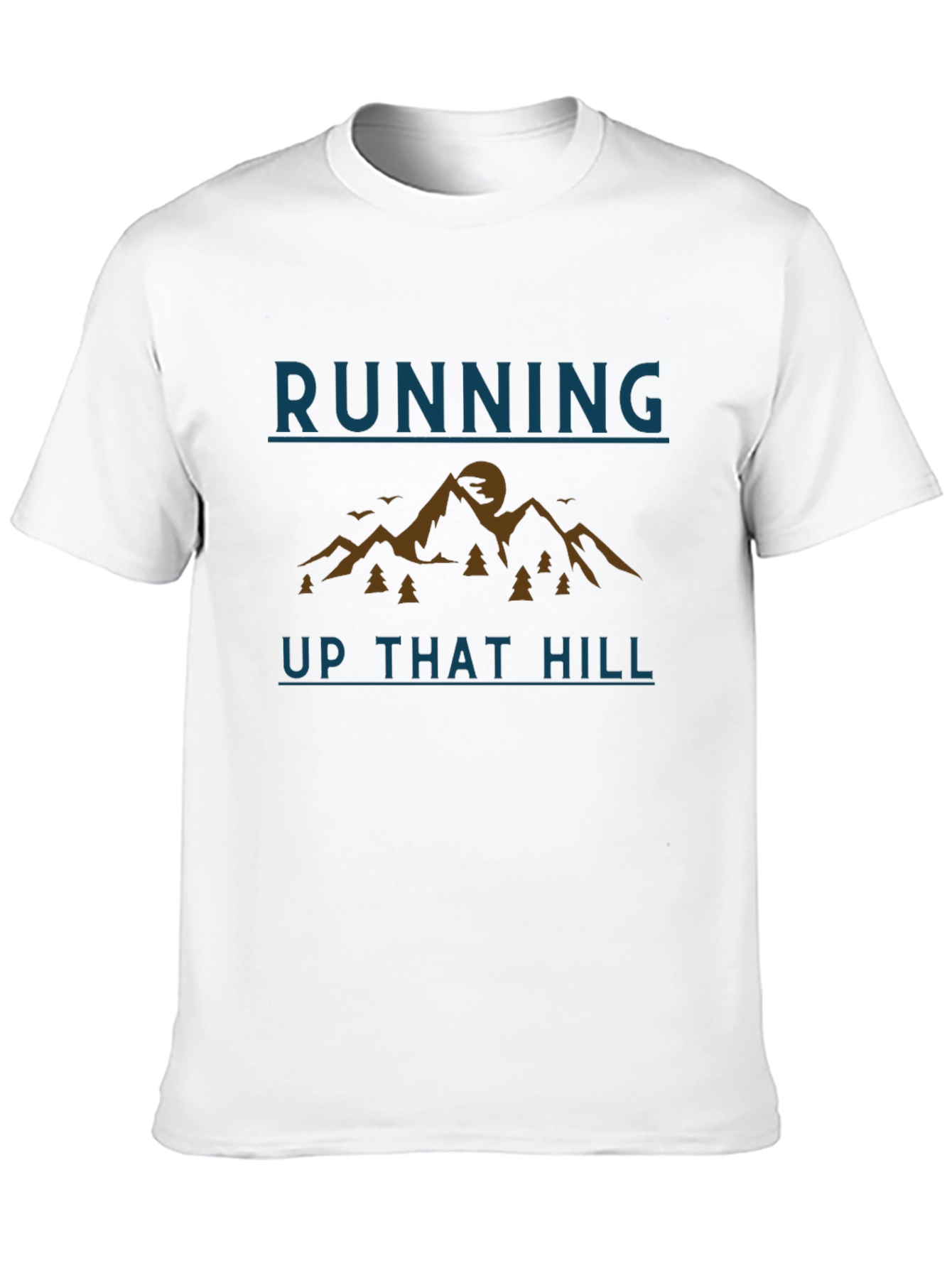 Black Running Up That Hill Black Graphic Tee view 10