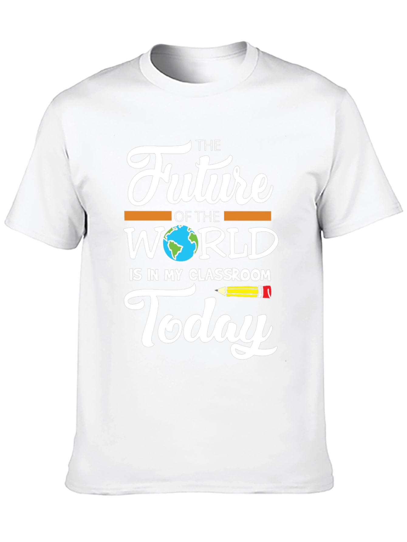 Black The Future World Classroom T-Shirt view 10