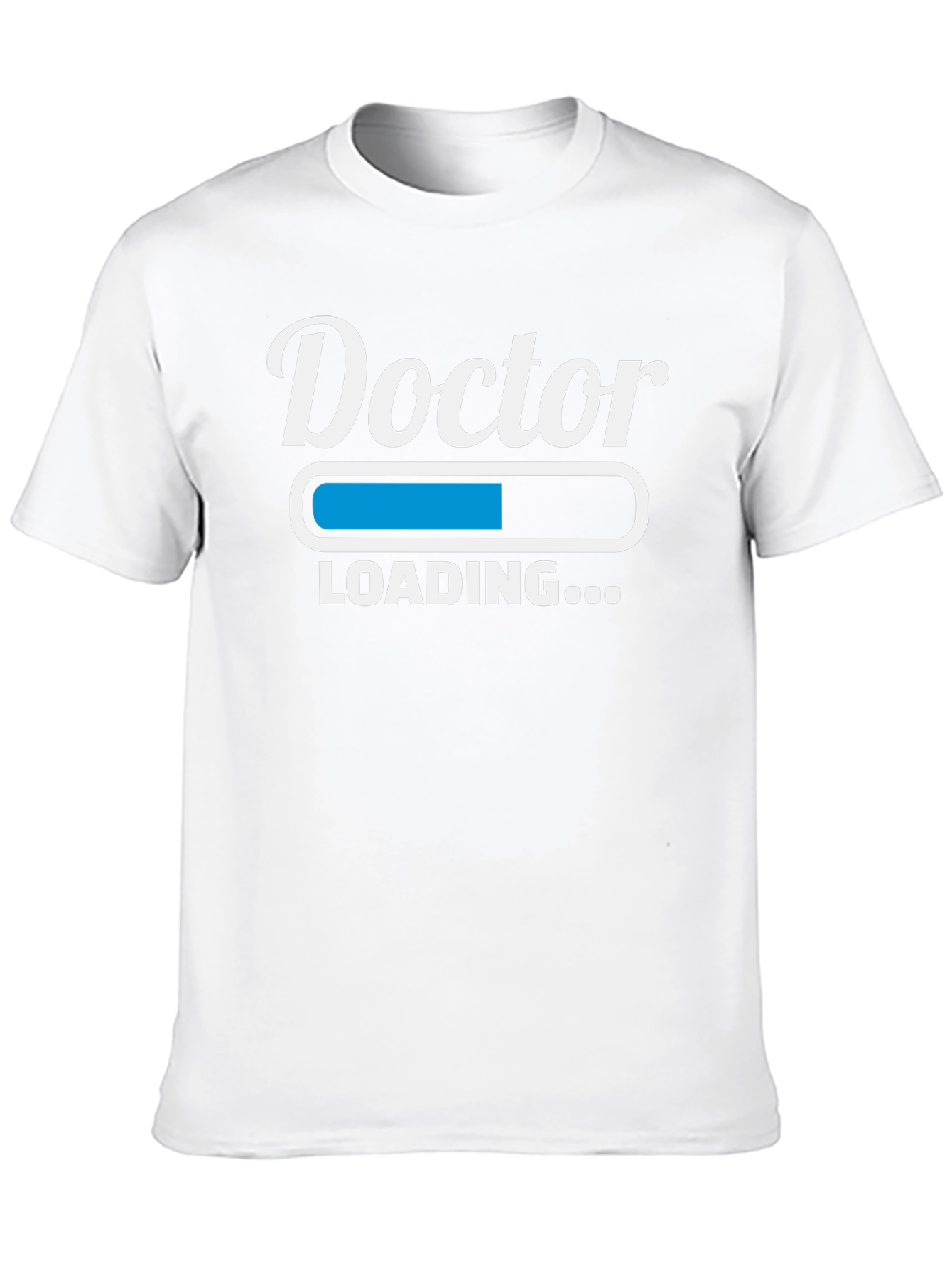 Black Doctor Loading Funny Graphic T-Shirt view 10