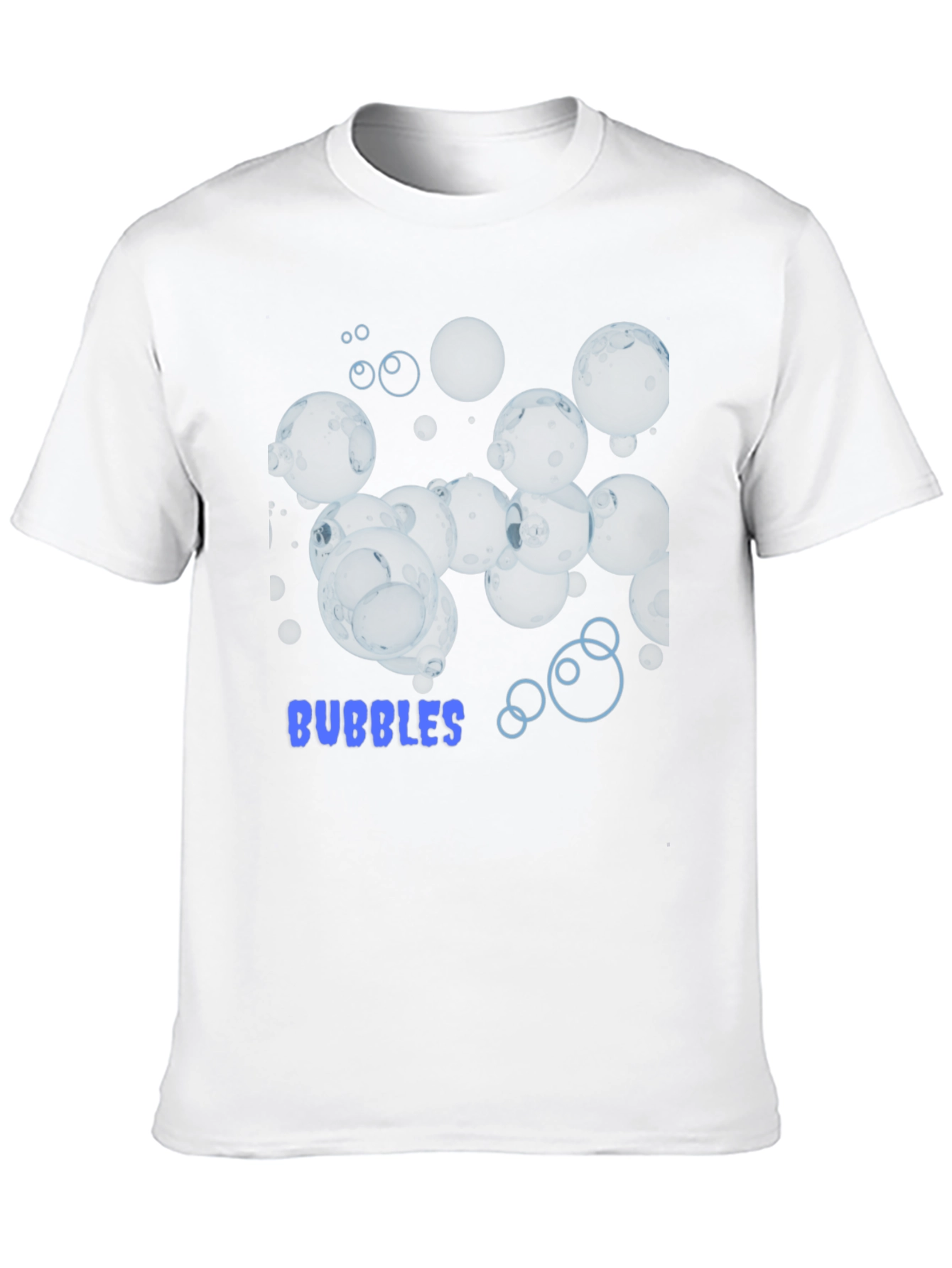 Black Bubbles Graphic Tee - Stylish Black Cotton T-Shirt view 10