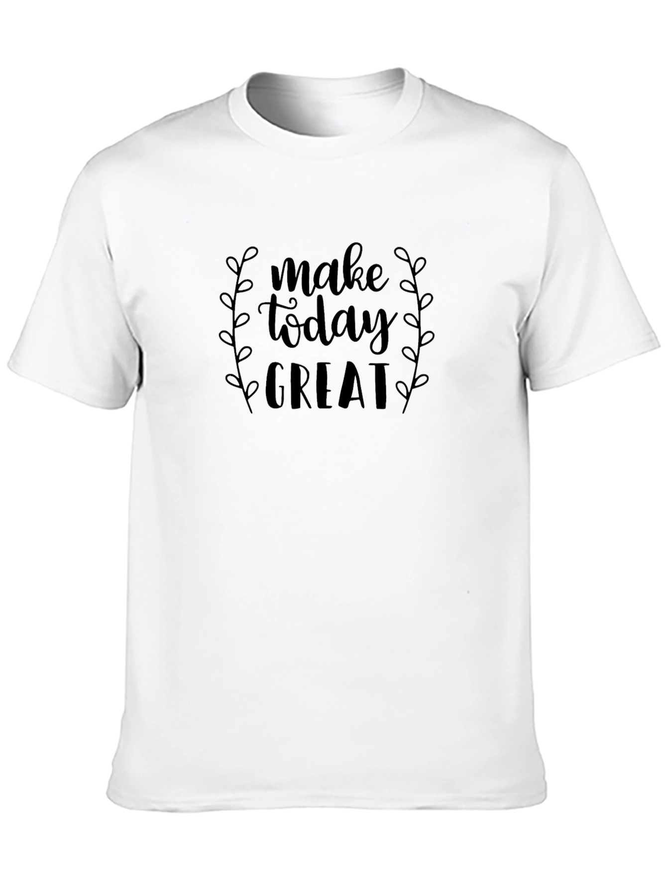 Black Make Today Great Graphic Tee - Black view 10