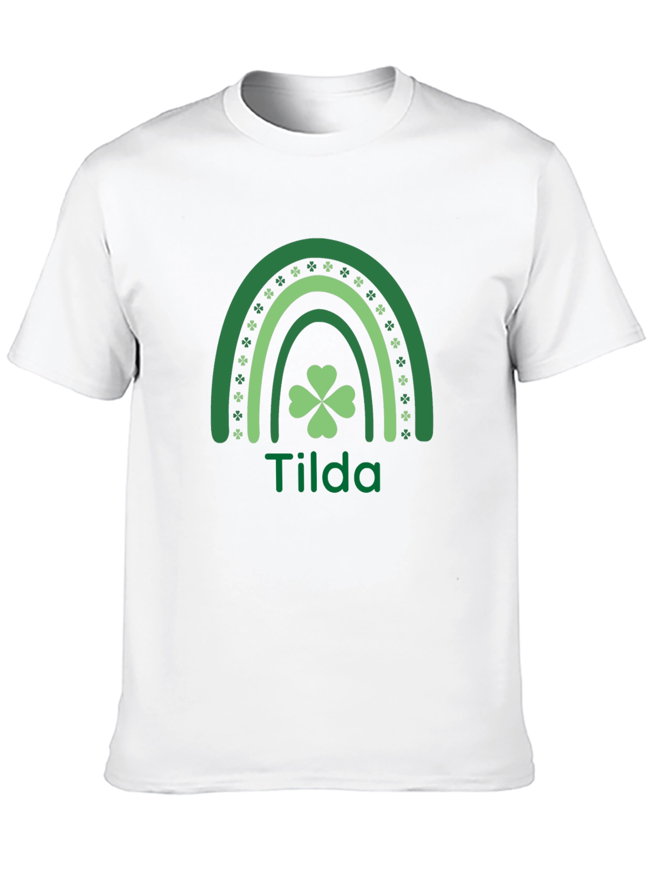 Tilda St. Patrick's Day Clover Rainbow T-Shirt - 10