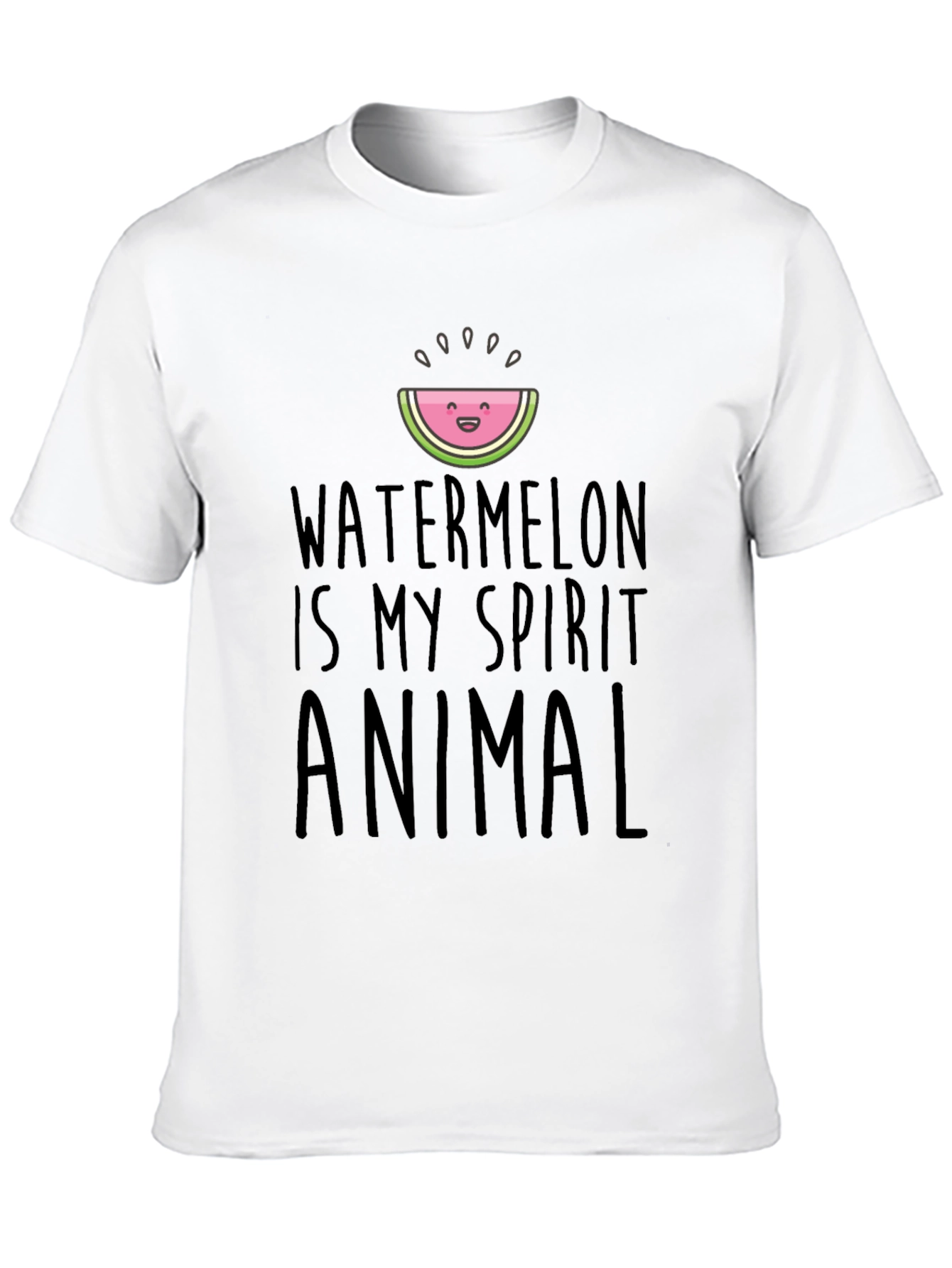 Black Watermelon Spirit Animal Graphic Tee view 10
