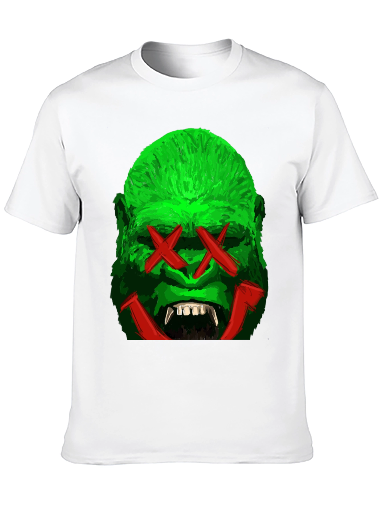 Black Green Gorilla Graphic Tee view 10