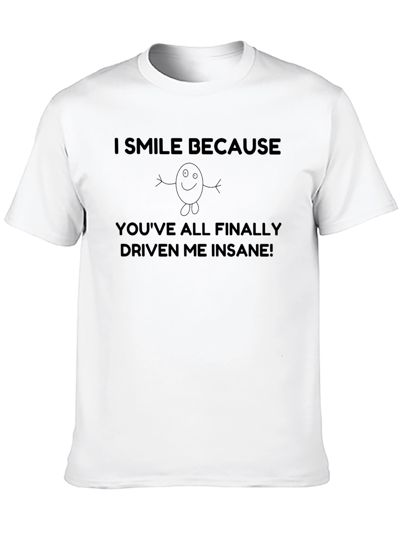 Black Insane Driven Funny Graphic T-Shirt view 10