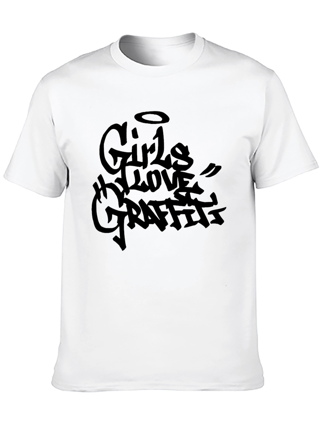 Black Girls Love Graffiti Black T-Shirt view 10