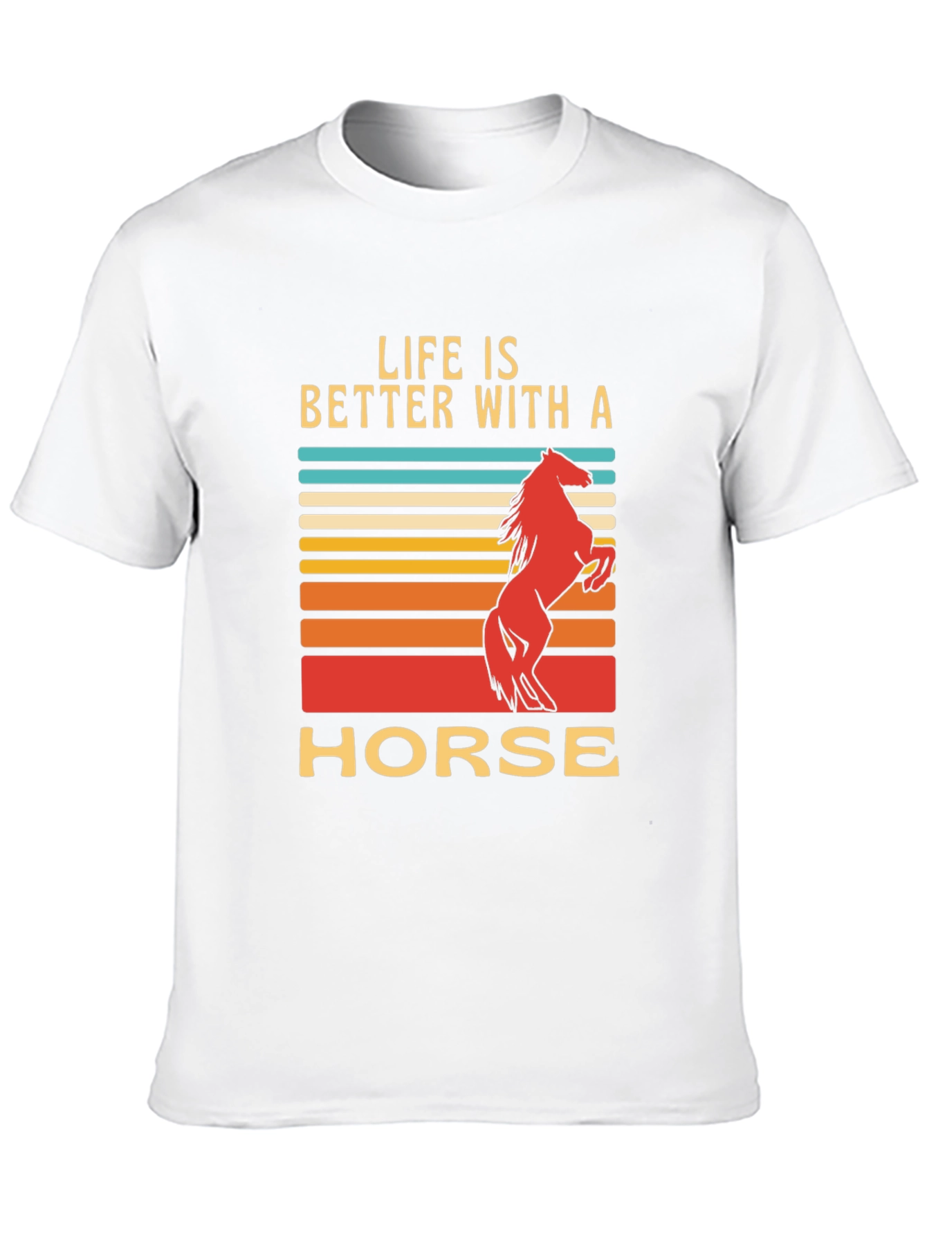 Black Life is Better with a Horse T-Shirt view 10