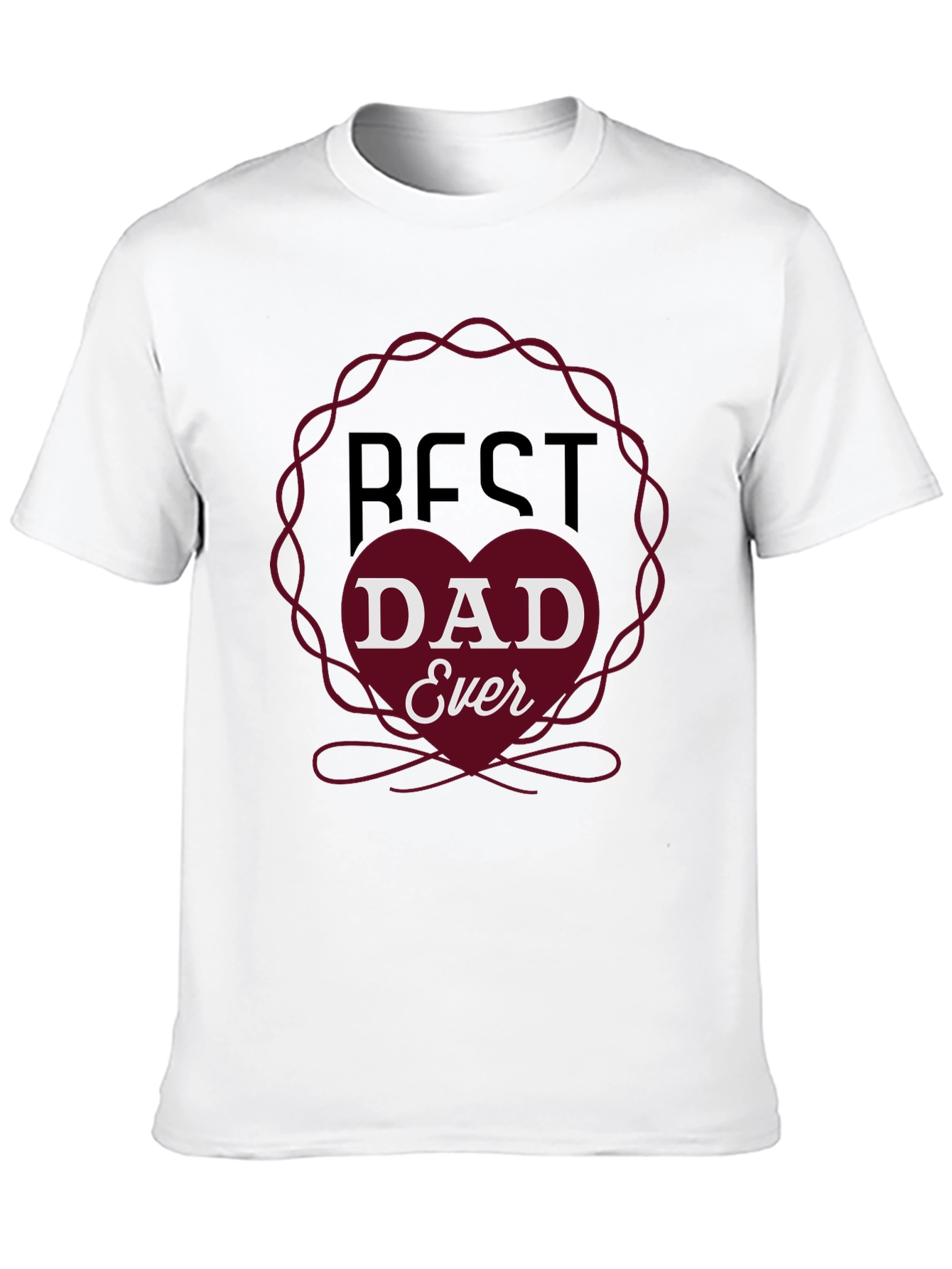 Black Best Dad Ever Graphic T-Shirt - Father's Day Gift view 10