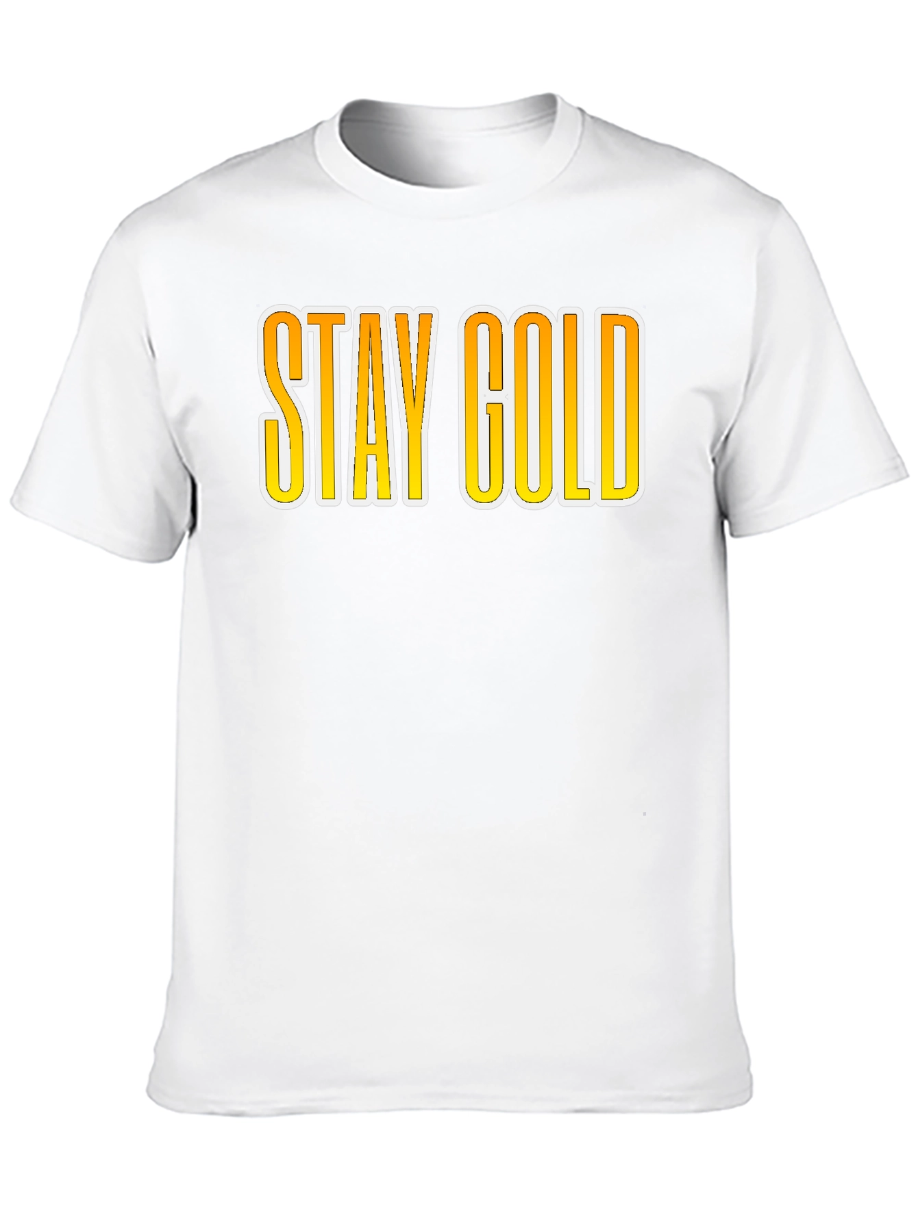 Black Stay Gold Graphic Tee - Classic Cool view 10