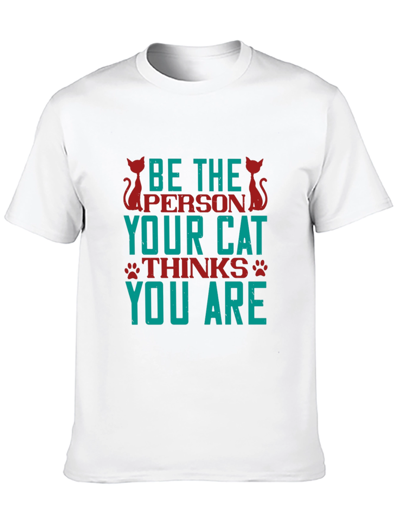 Black Be The Person Your Cat Thinks You Are T-Shirt view 10