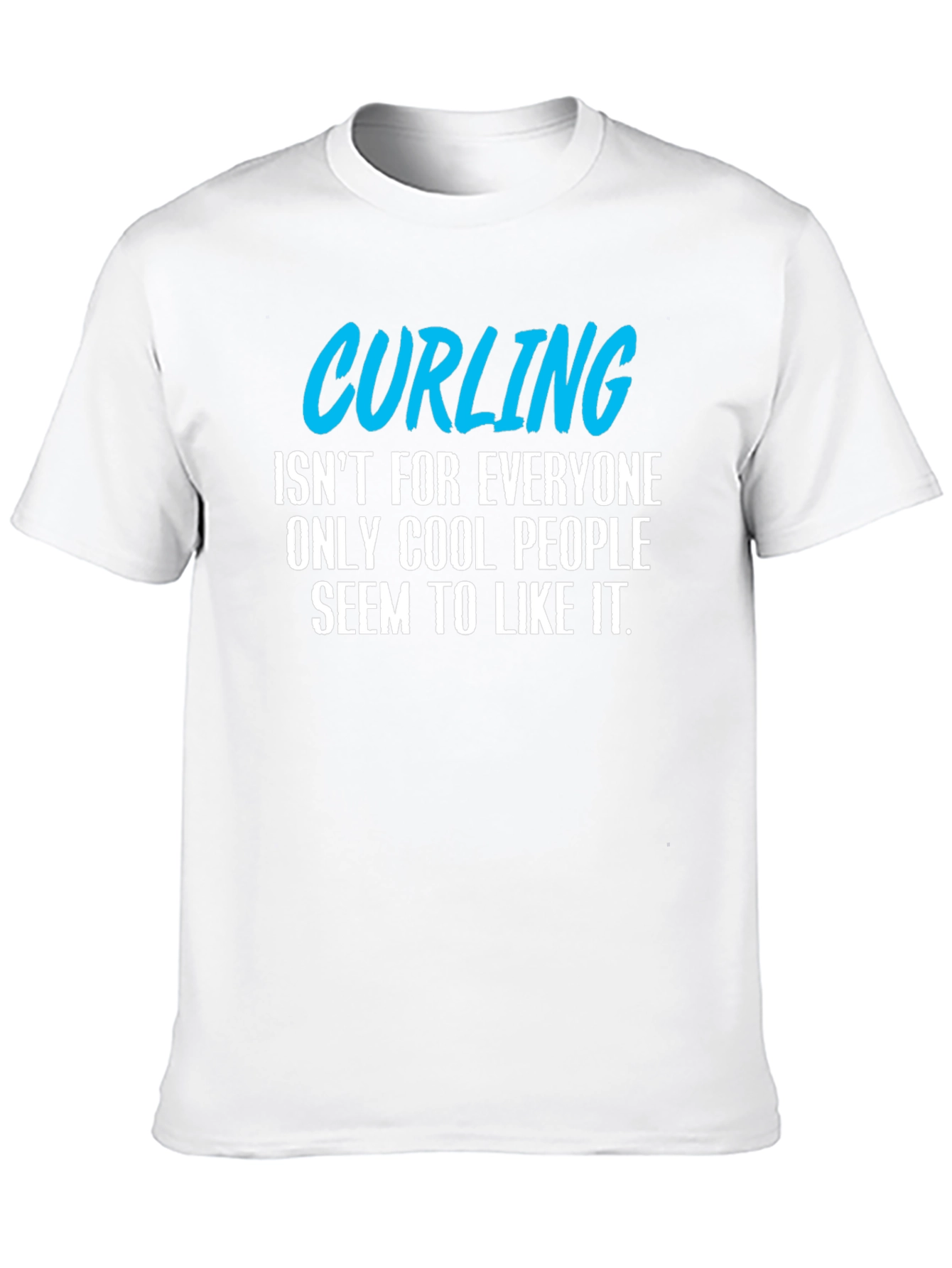 Black Cool People Curling T-Shirt view 10