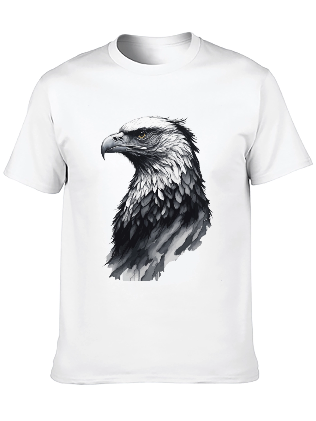 Black Men's Black Eagle Graphic Tee view 10