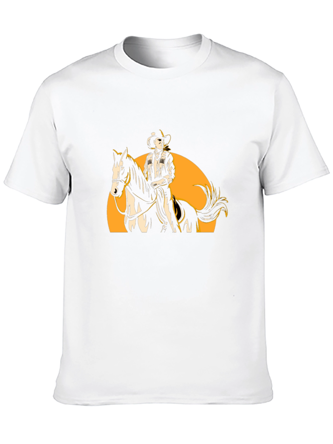 Black Cowboy Rider Graphic Tee - Western Style view 10