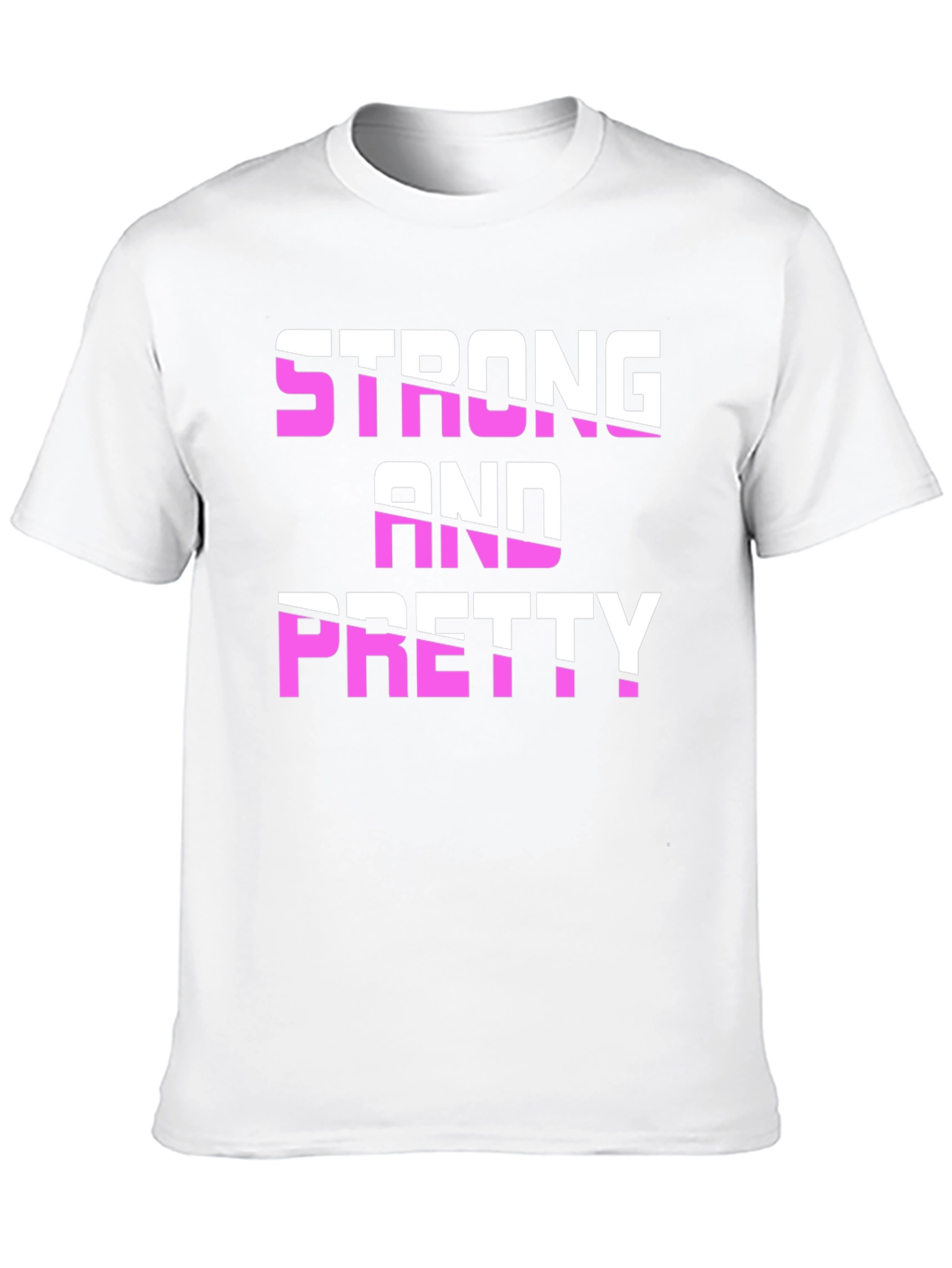 Black Strong & Pretty Graphic Tee view 10