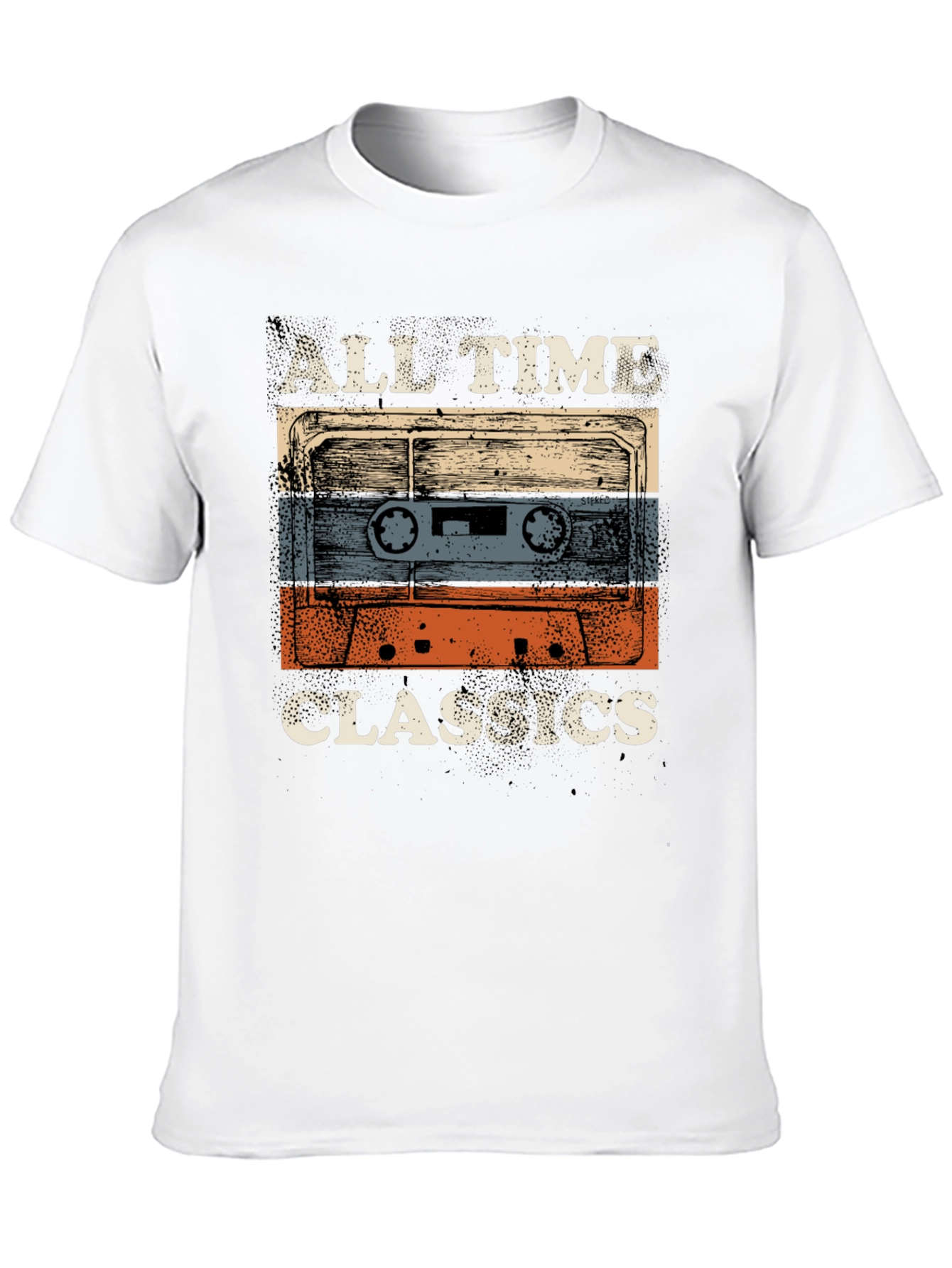 Black Vintage Cassette Tape Graphic Tee view 10