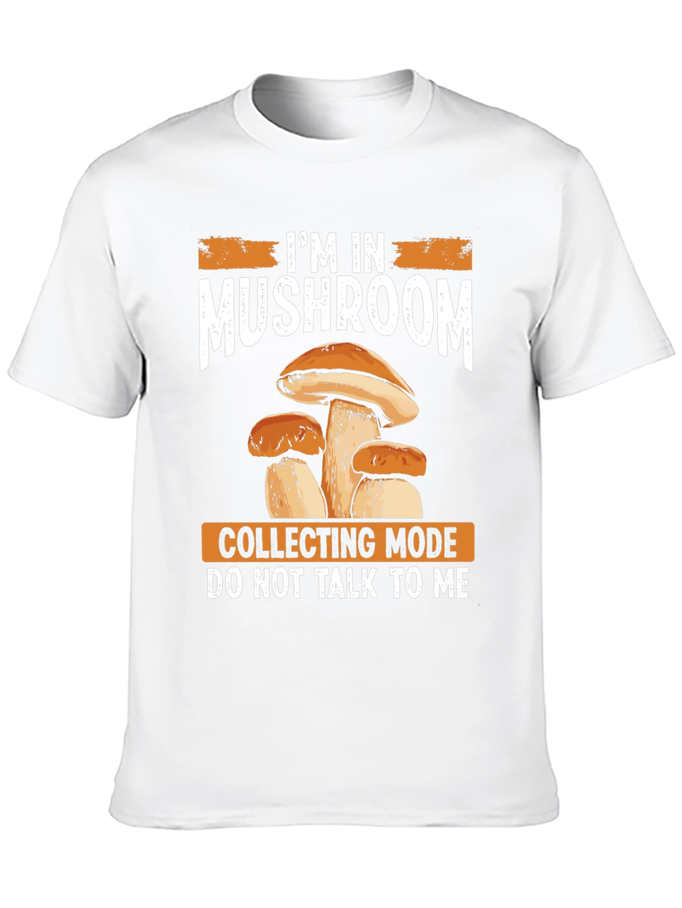 Black Mushroom Collecting Mode T-Shirt view 10