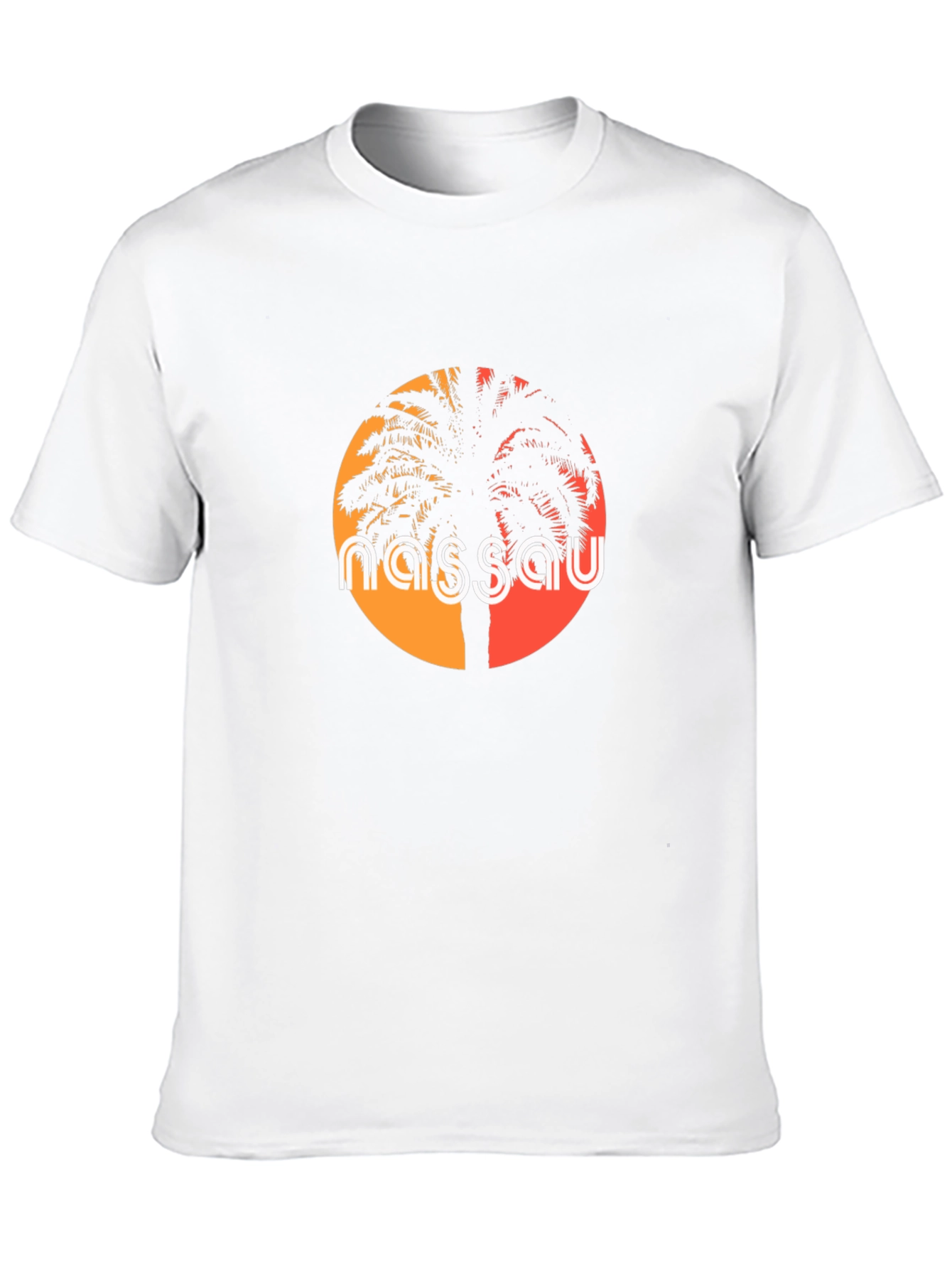 Black Nassau Palm Graphic Tee - Black view 10