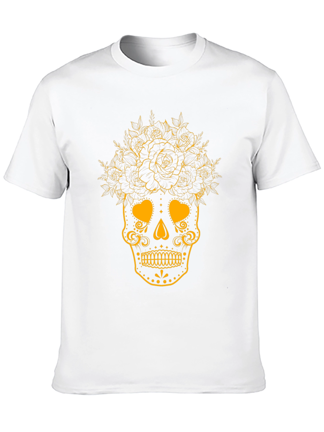Black Skull and Roses Graphic Tee - Dia de los Muertos view 10