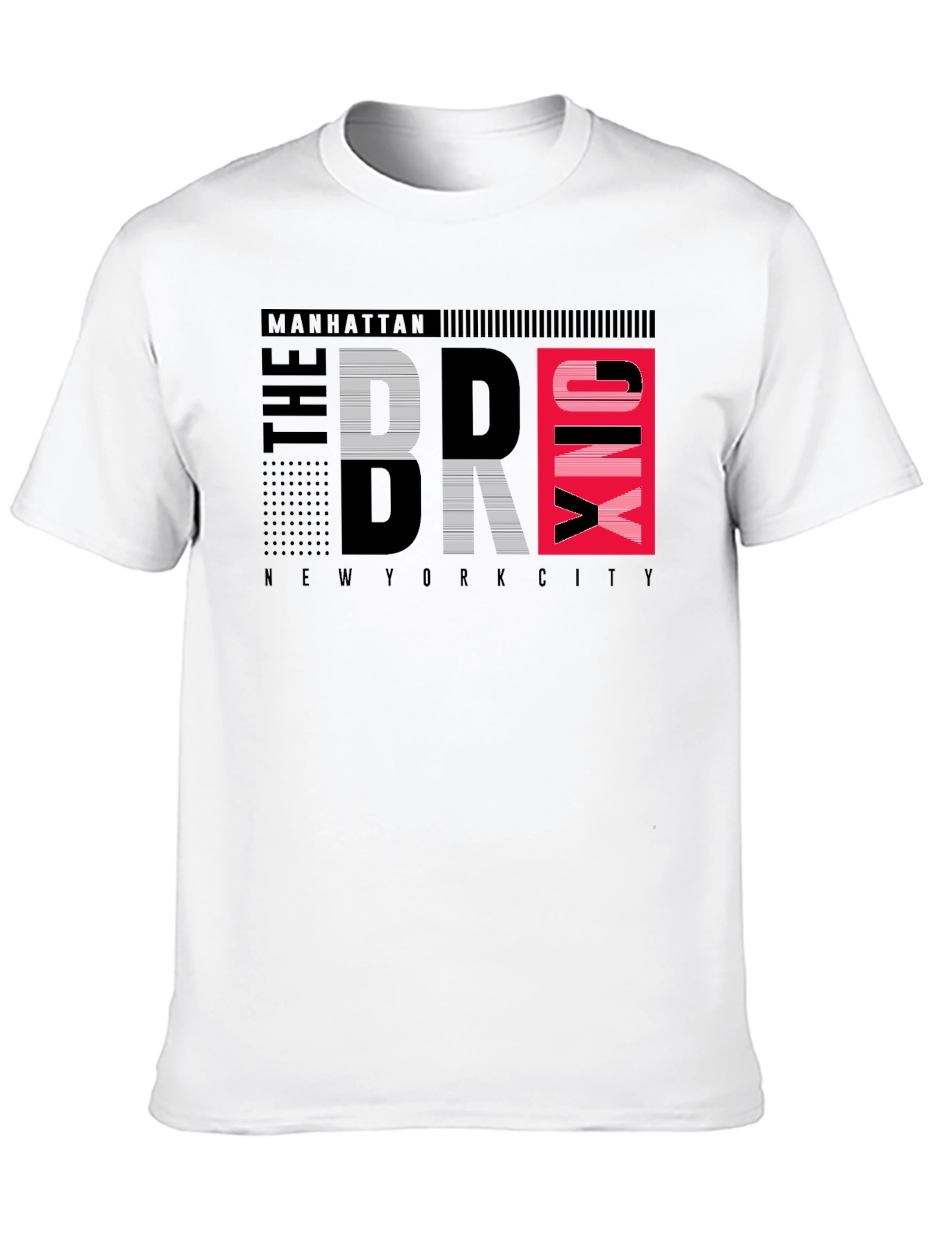 Black Manhattan Bronx NY City T-Shirt view 10