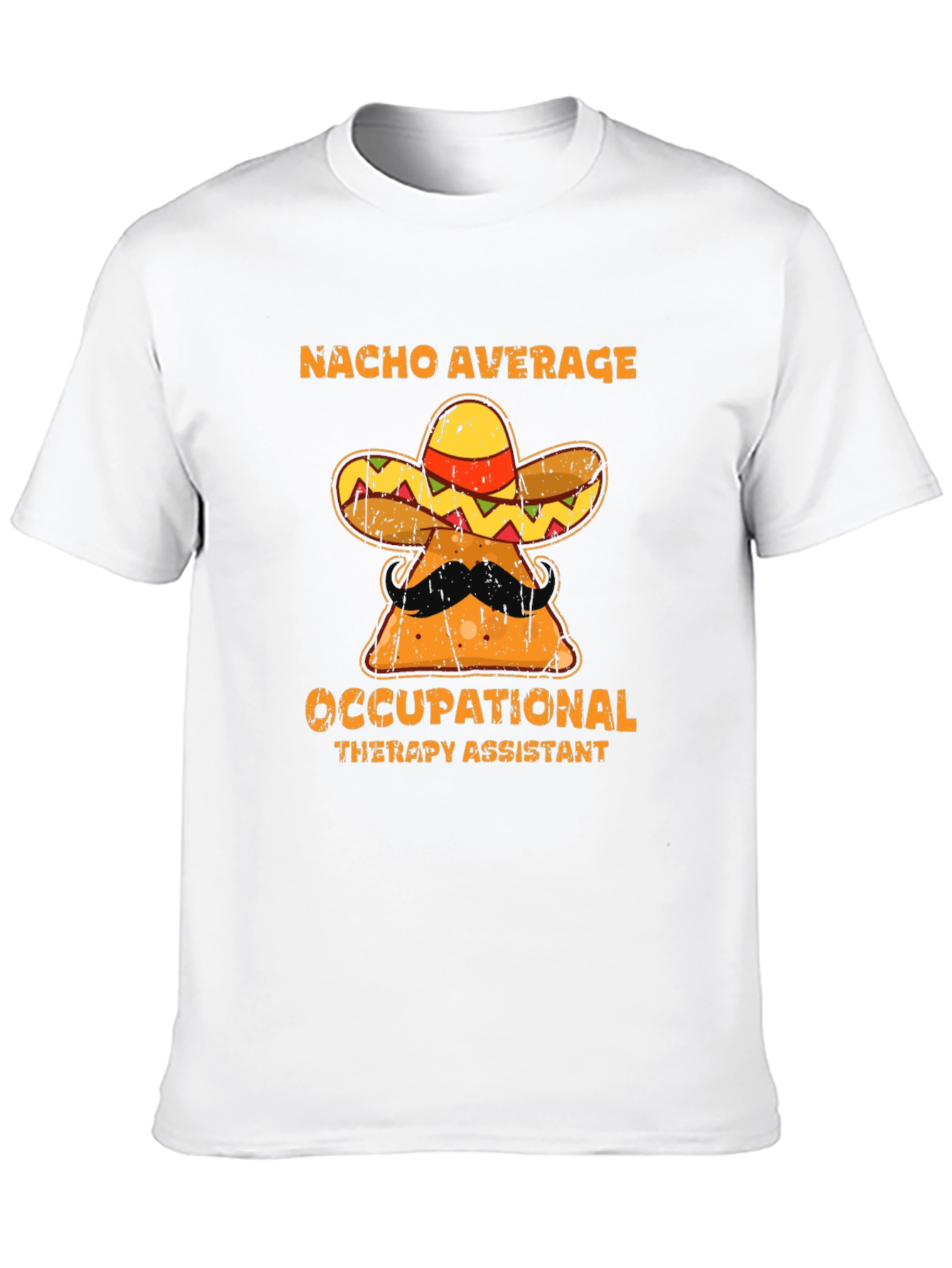 Black Nacho Average Occupational Therapy Assistant T-Shirt view 10