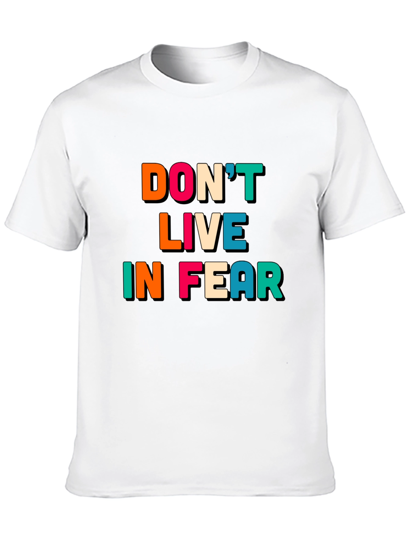 Black Don't Live In Fear Graphic Tee view 10
