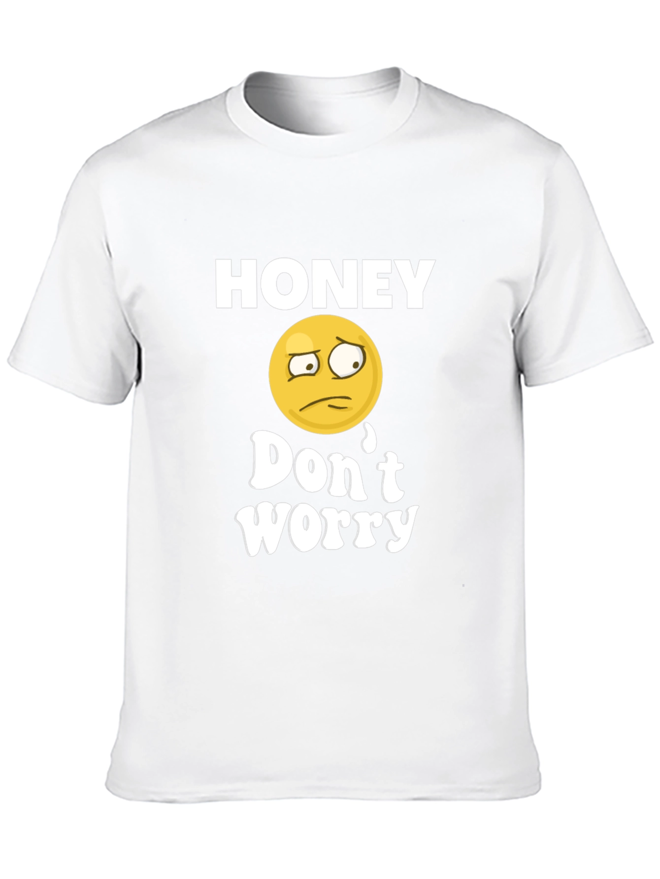 Black Honey Don't Worry Graphic Tee view 10