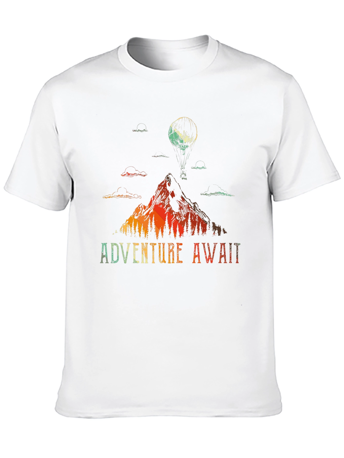 Black Adventure Awaits Graphic Tee view 10