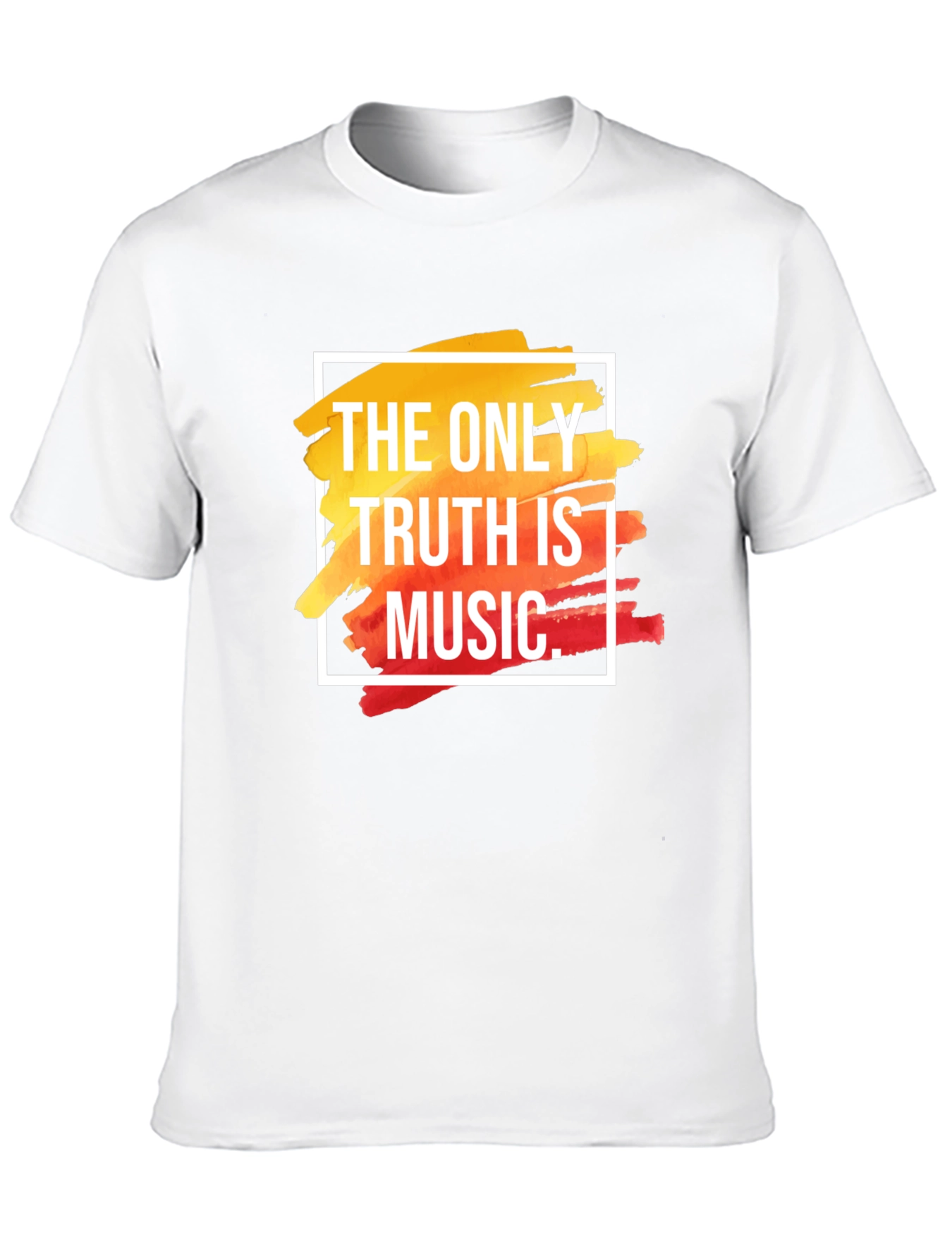 Black The Only Truth Is Music T-Shirt view 10
