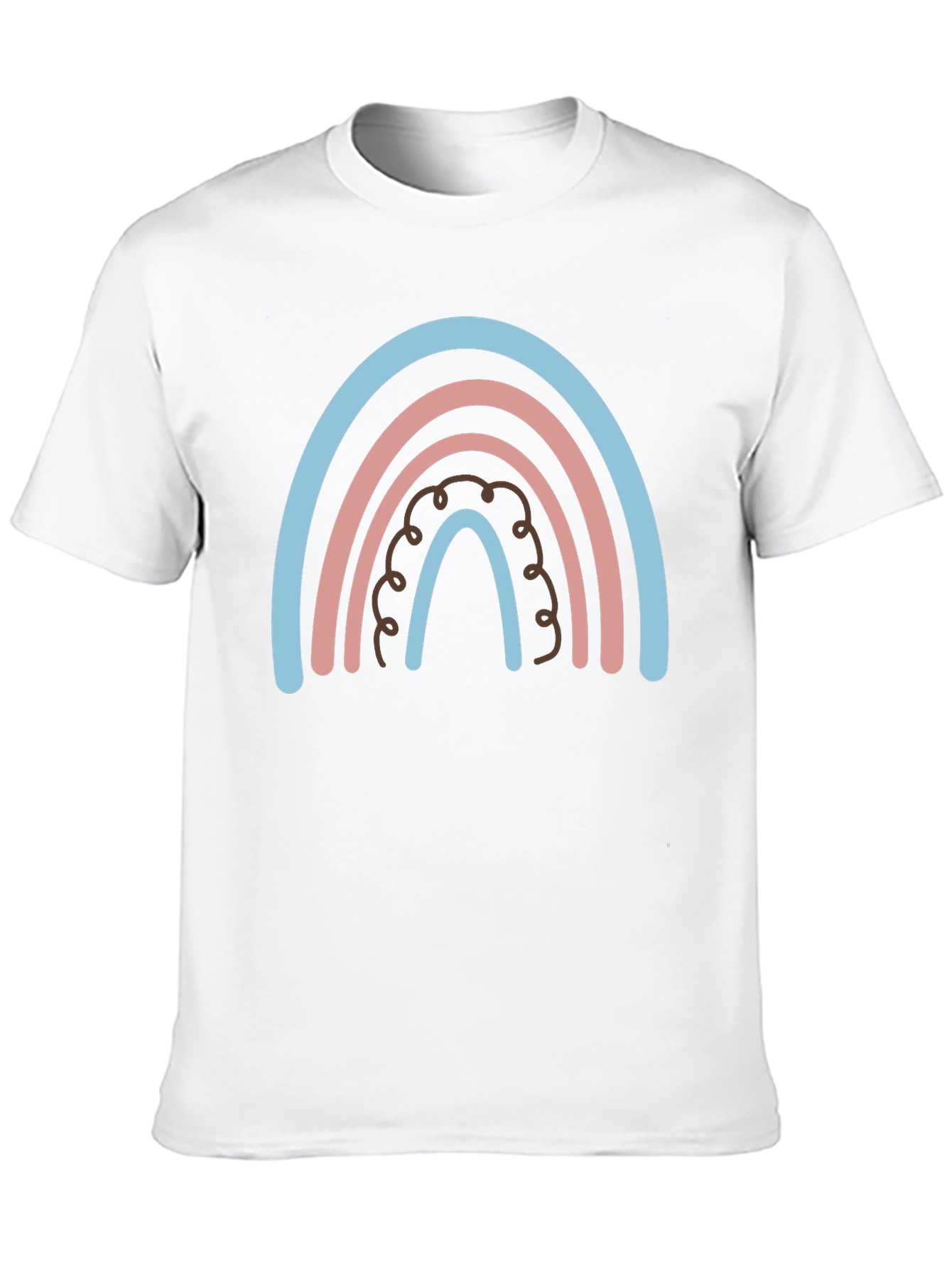 Black Rainbow Graphic Print Tee - Casual Comfort view 10