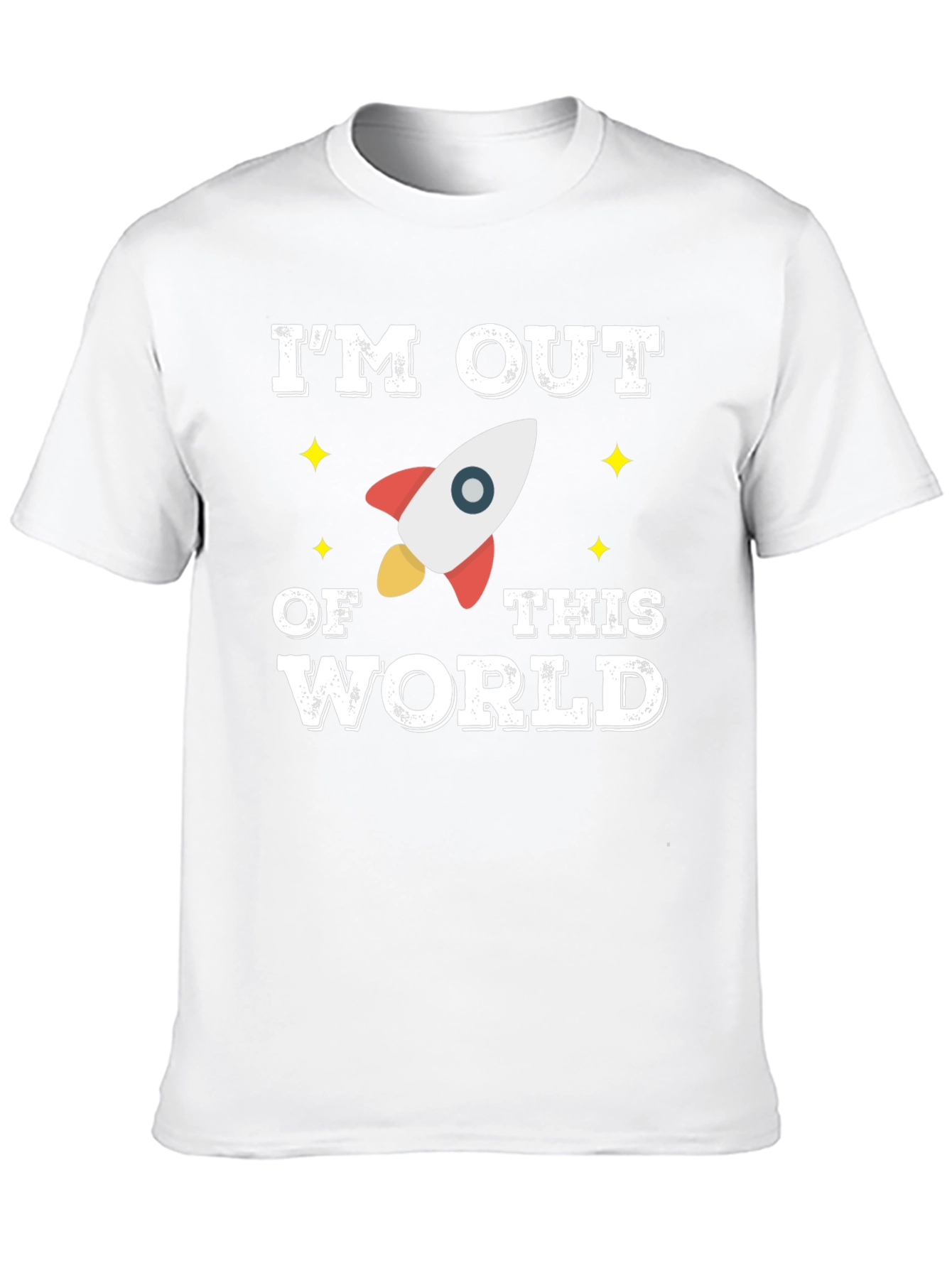 Black Out of This World Rocket T-Shirt view 10