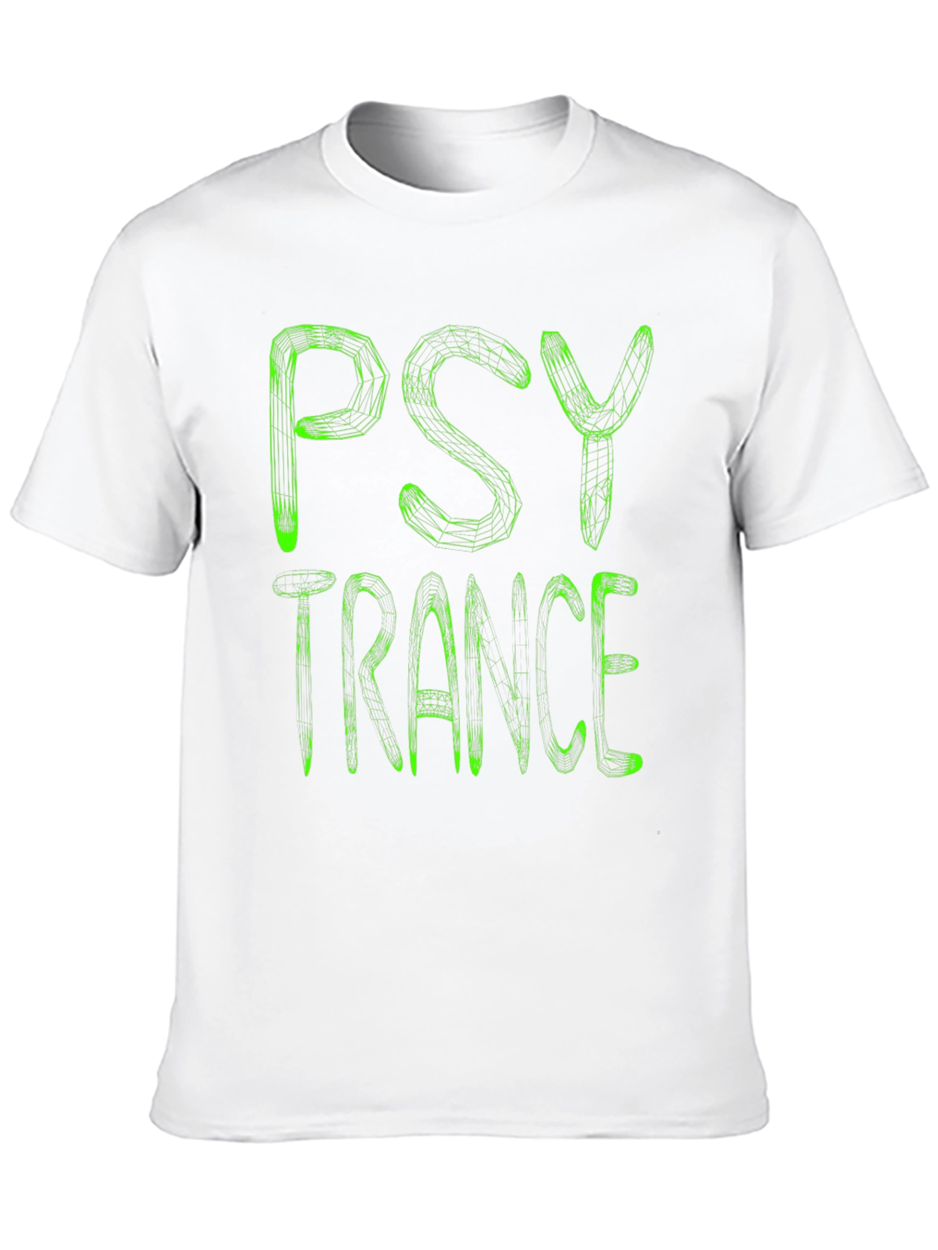 Black Psy Trance Black Graphic Tee view 10