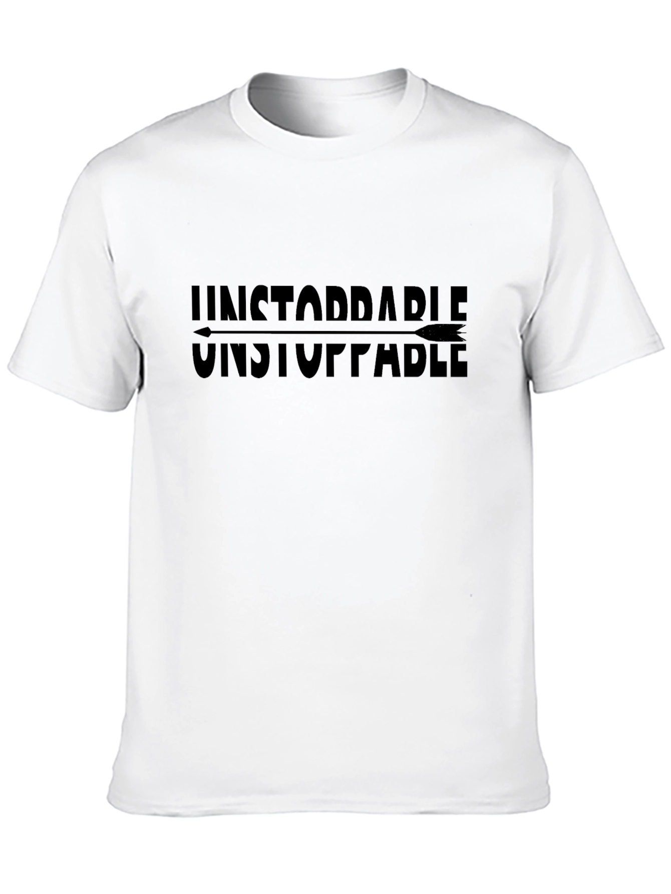 Black Unstoppable Graphic T-Shirt - Motivational Tee view 10