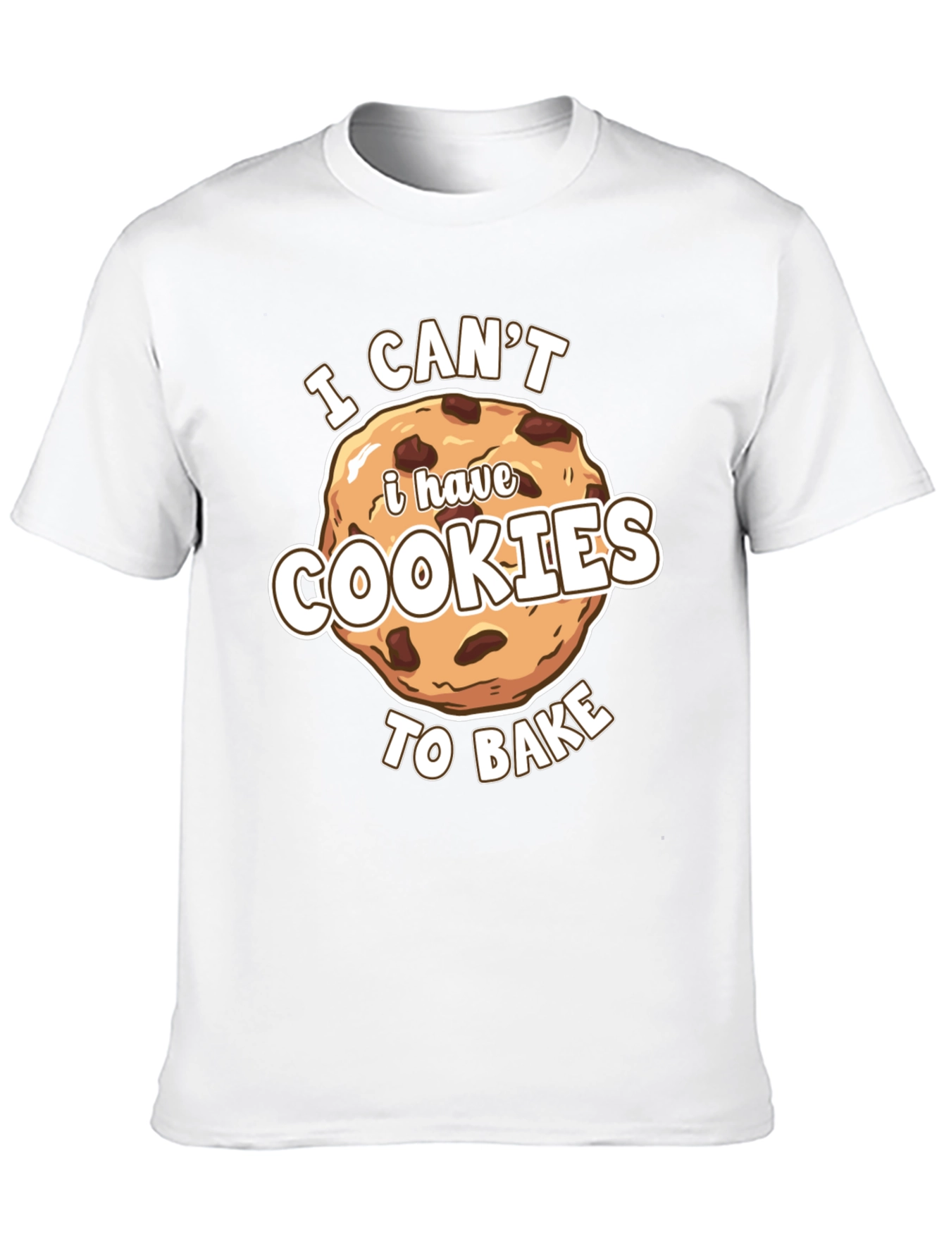 Black Funny Cookie Baking T-Shirt view 10
