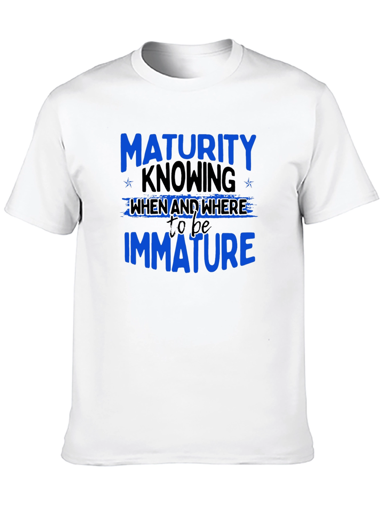 Black Maturity Knowing T-Shirt - Funny Sarcastic Tee view 10