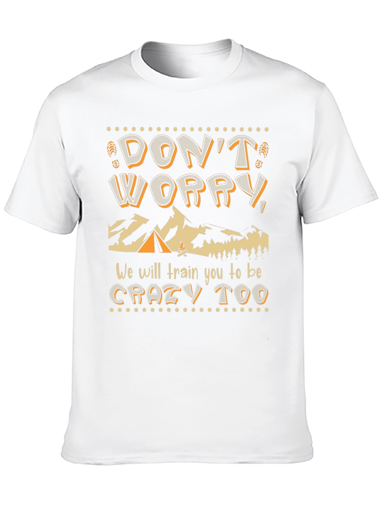 Black Don't Worry We Will Train You Too T-Shirt view 10