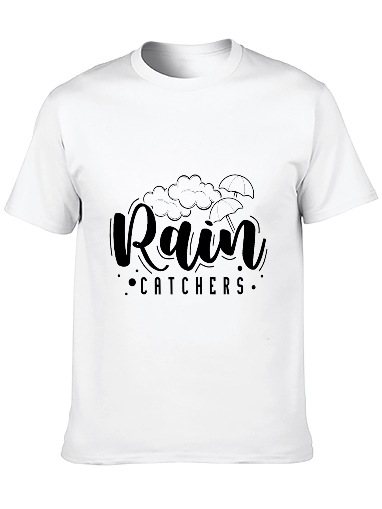 Black Rain Catchers Black Graphic Tee - Unisex view 10