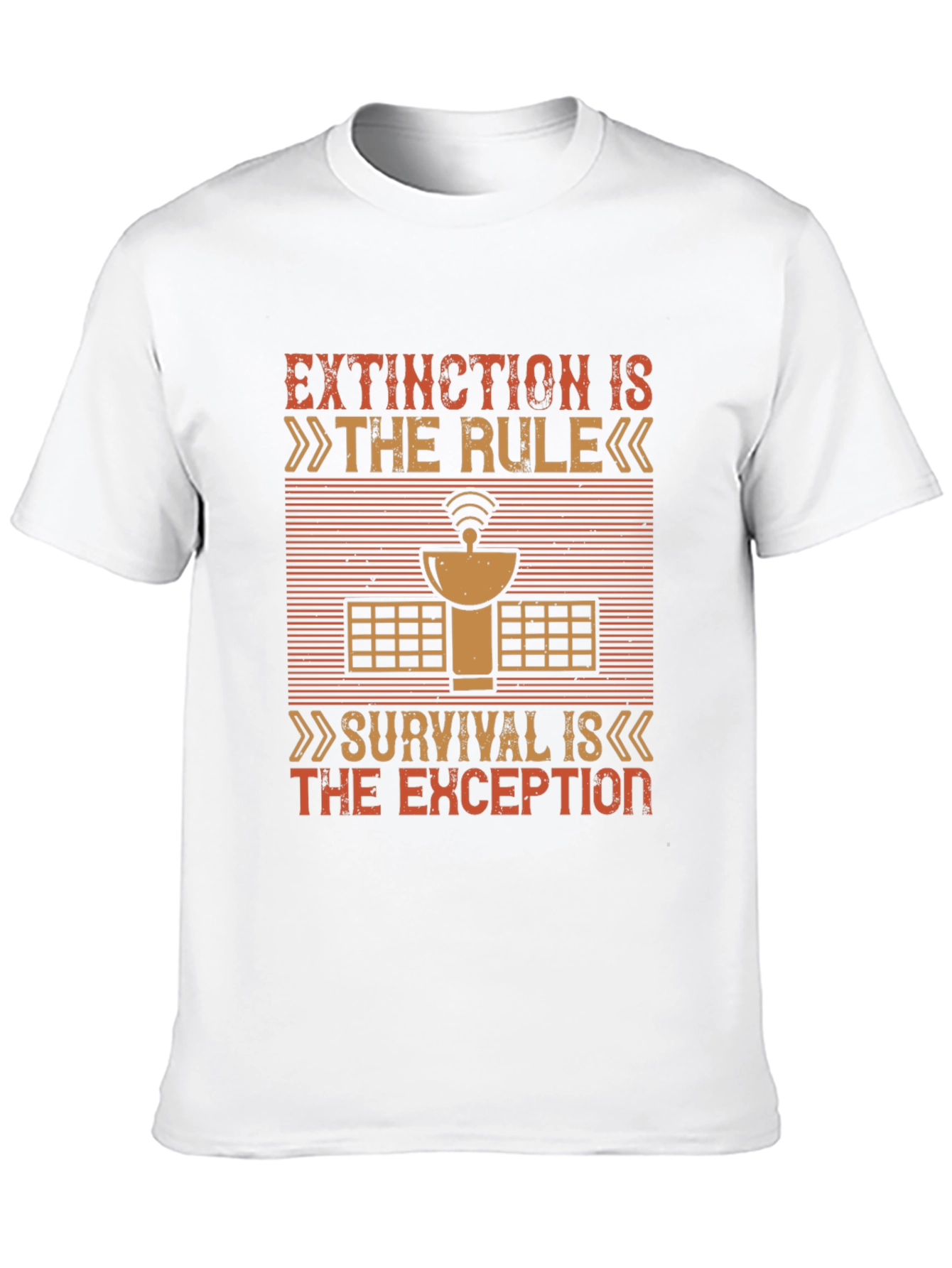 Black Extinction Rule Satellite Graphic T-Shirt view 10