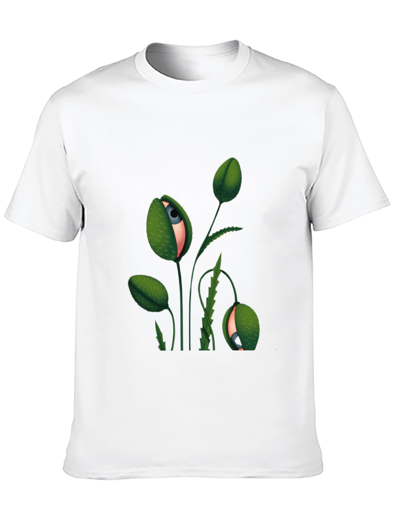 Black Eye-Catching Floral Graphic Tee view 10