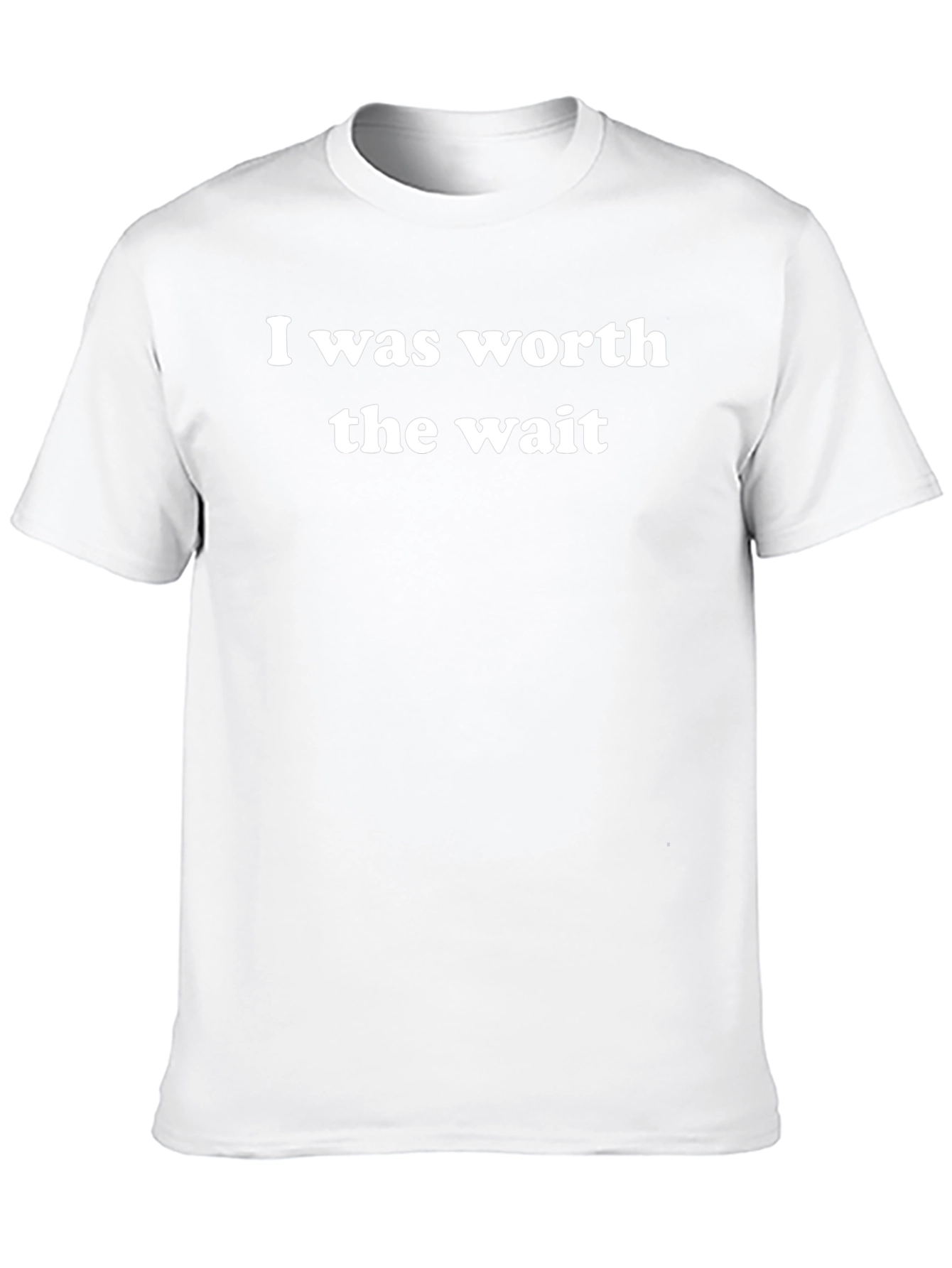 Black Worth The Wait T-Shirt - Trendy Casual Wear view 10