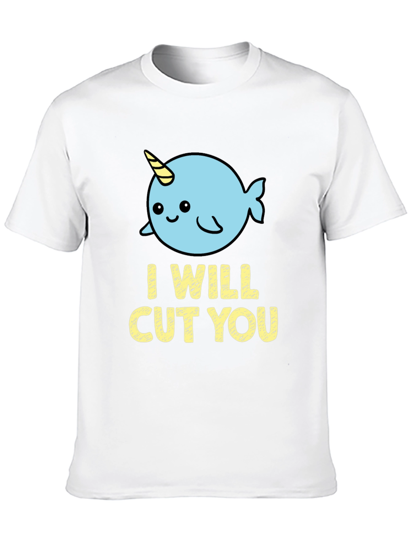 Narwhal I Will Cut You Graphic T-Shirt - 10