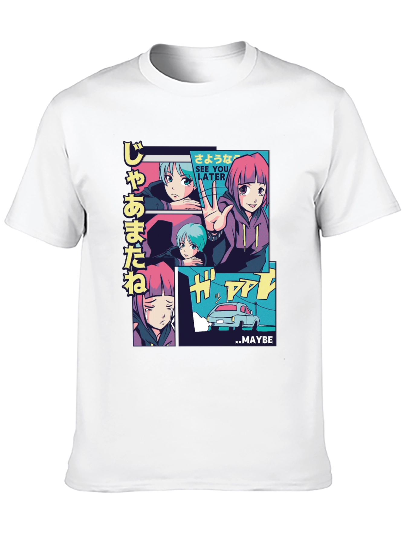 Anime Manga Style Graphic Tee - 10