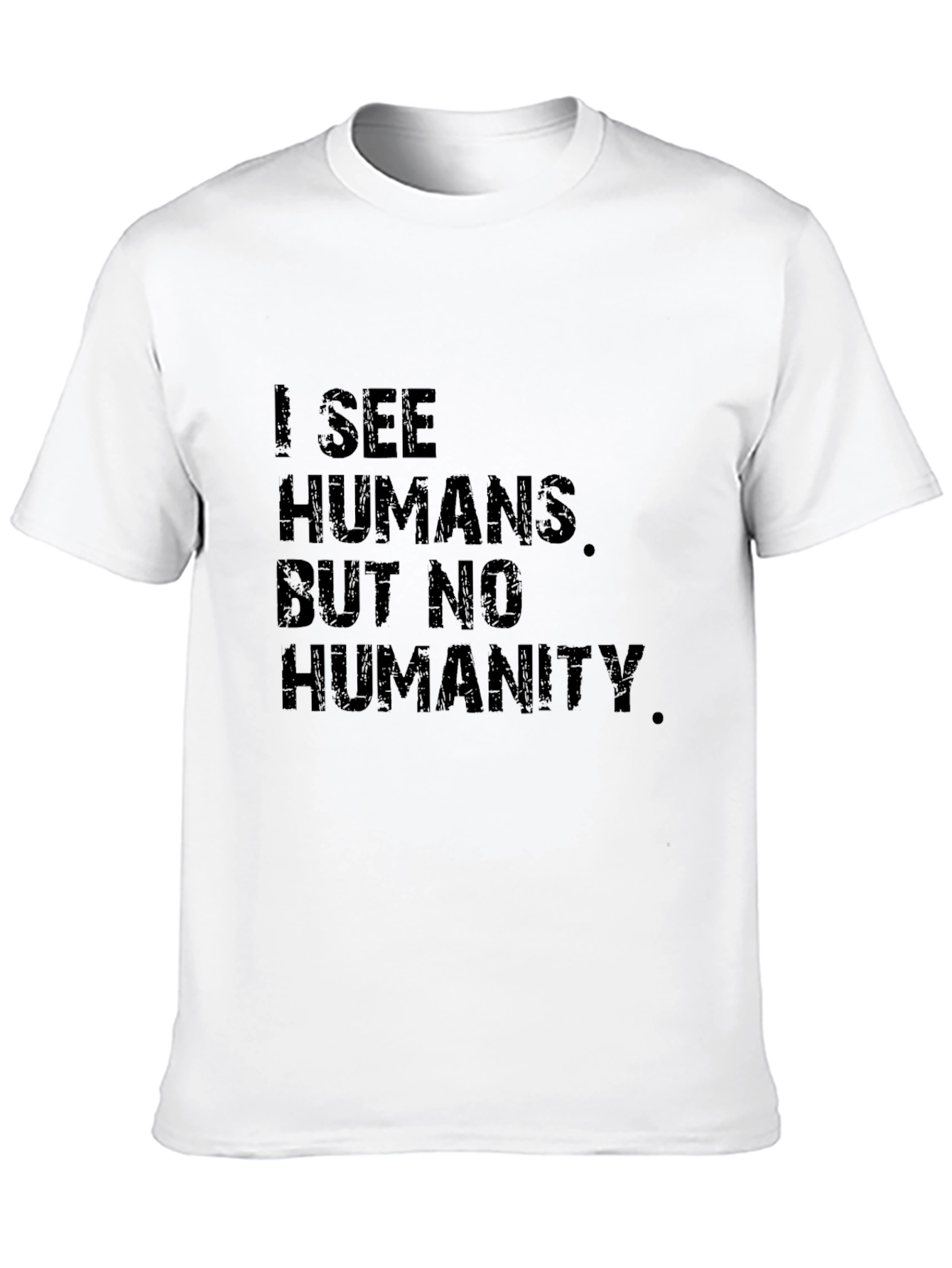 Black I See Humans Black Graphic Tee view 10