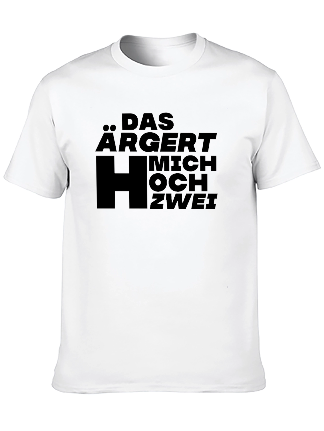 Black Das Argert Mich Hoch Zwei Black T-Shirt view 10