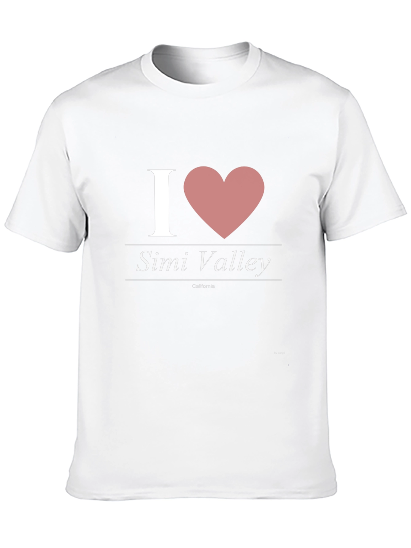 I Heart Simi Valley Black T-Shirt - 10