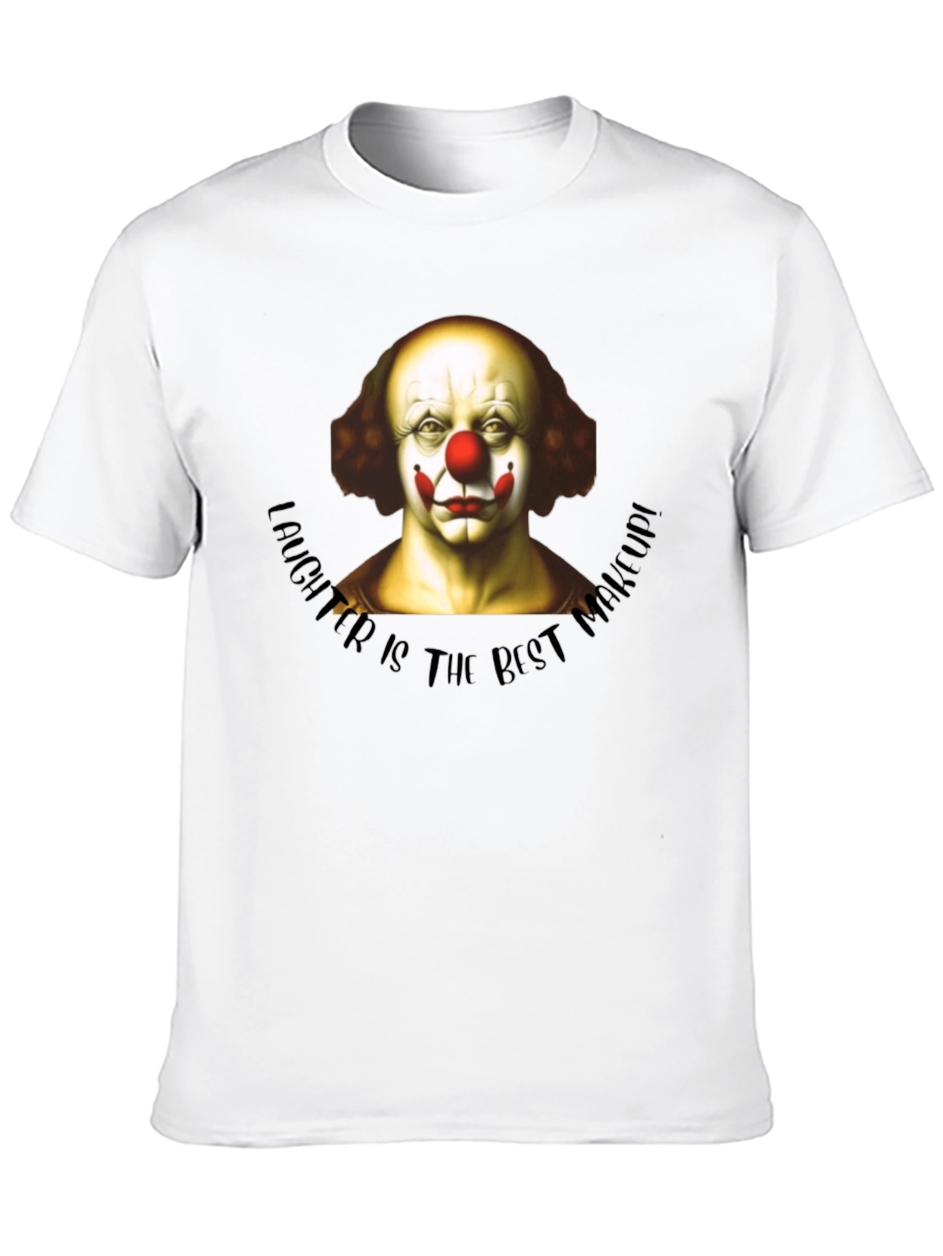 Black Clown Makeup T-Shirt - Laughter is the Best view 10