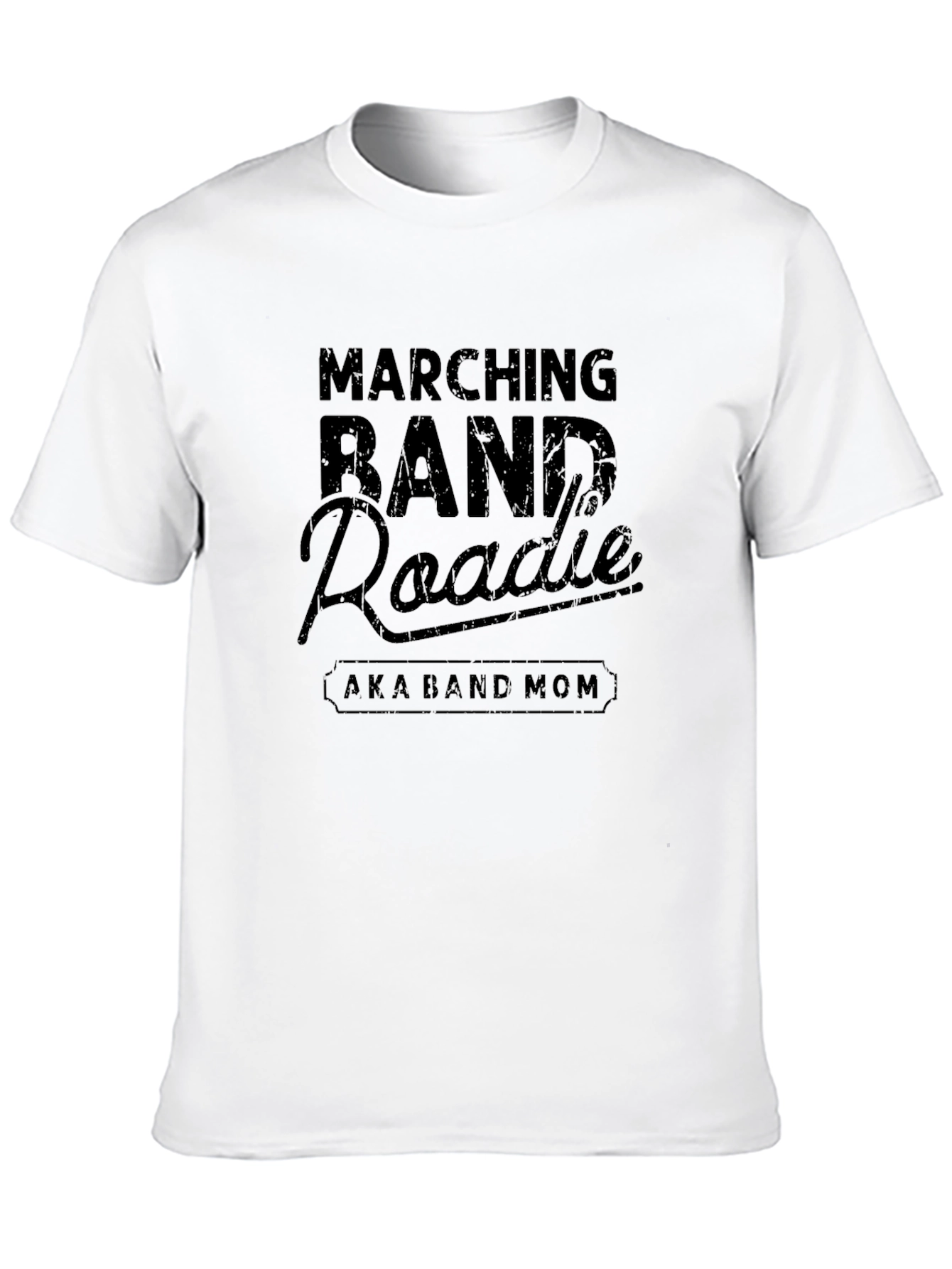 Black Marching Band Roadie T-Shirt Band Mom view 10