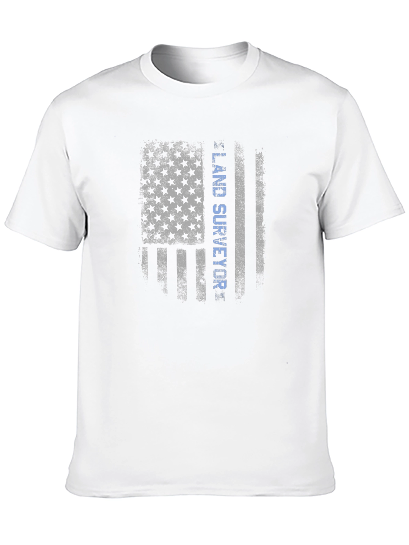 Land Surveyor American Flag T-Shirt - 10